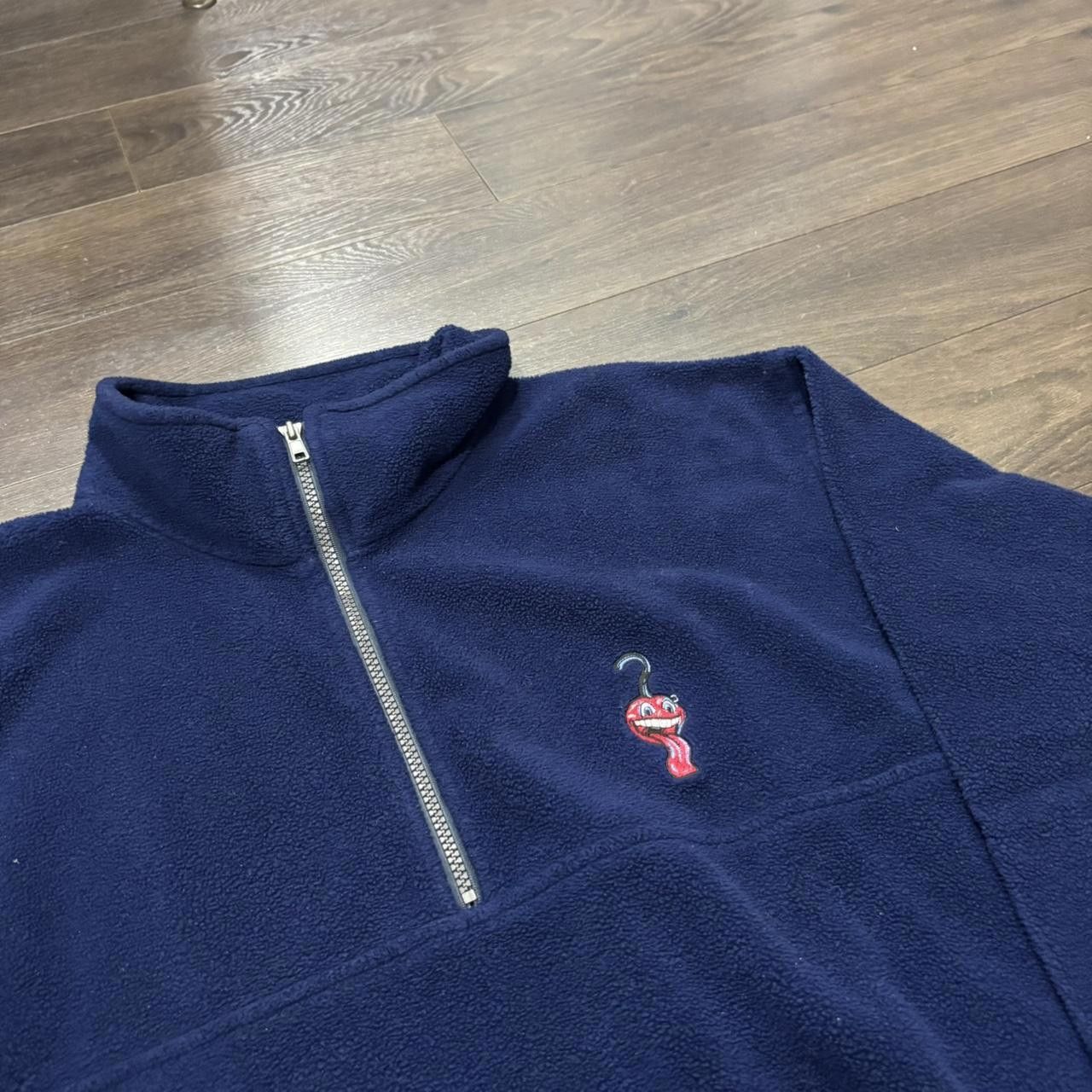Other Vintage wild cherry Pepsi fleece quarter zip sweatshirt 00s Size US XL / EU 56 / 4 - 2 Thumbnail