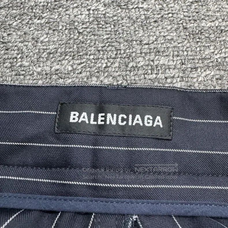 Balenciaga Balenciaga Striped wool casual pants Size US 30 / EU 46 - 2 Thumbnail