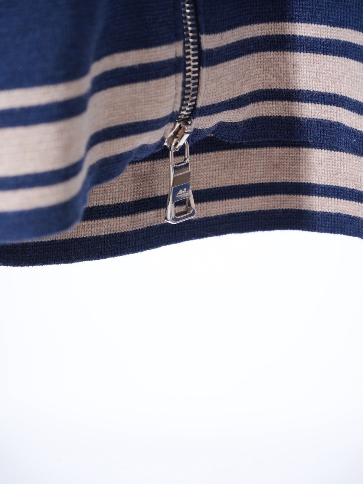 Mr P. MR P. Striped Knitted Lightweight Jacket Overshirt Size US S / EU 44-46 / 1 - 4 Thumbnail
