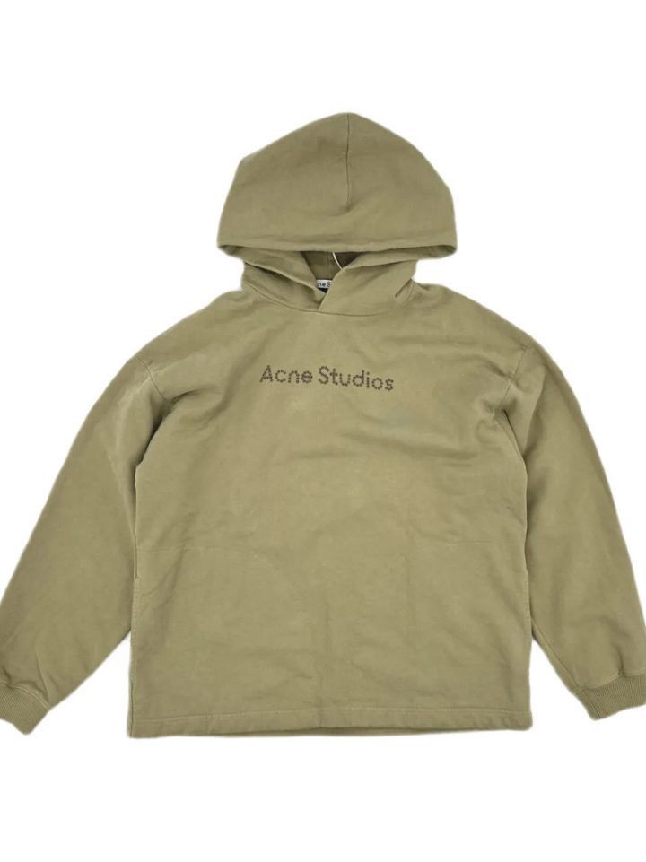Acne Studios Acne Studios Logo Hoodie Beige Size XS Size US XS / EU 42 / 0 - 1 Thumbnail