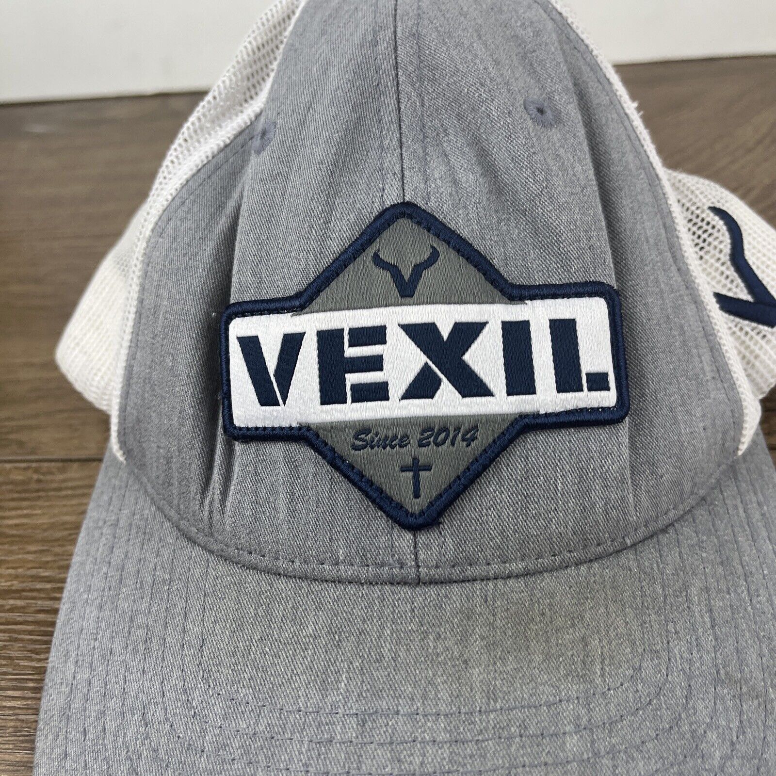 Other Vexil Hat VEXIL Gray Hat Adjustable Adult Size Hat Cap Size ONE SIZE - 5 Thumbnail