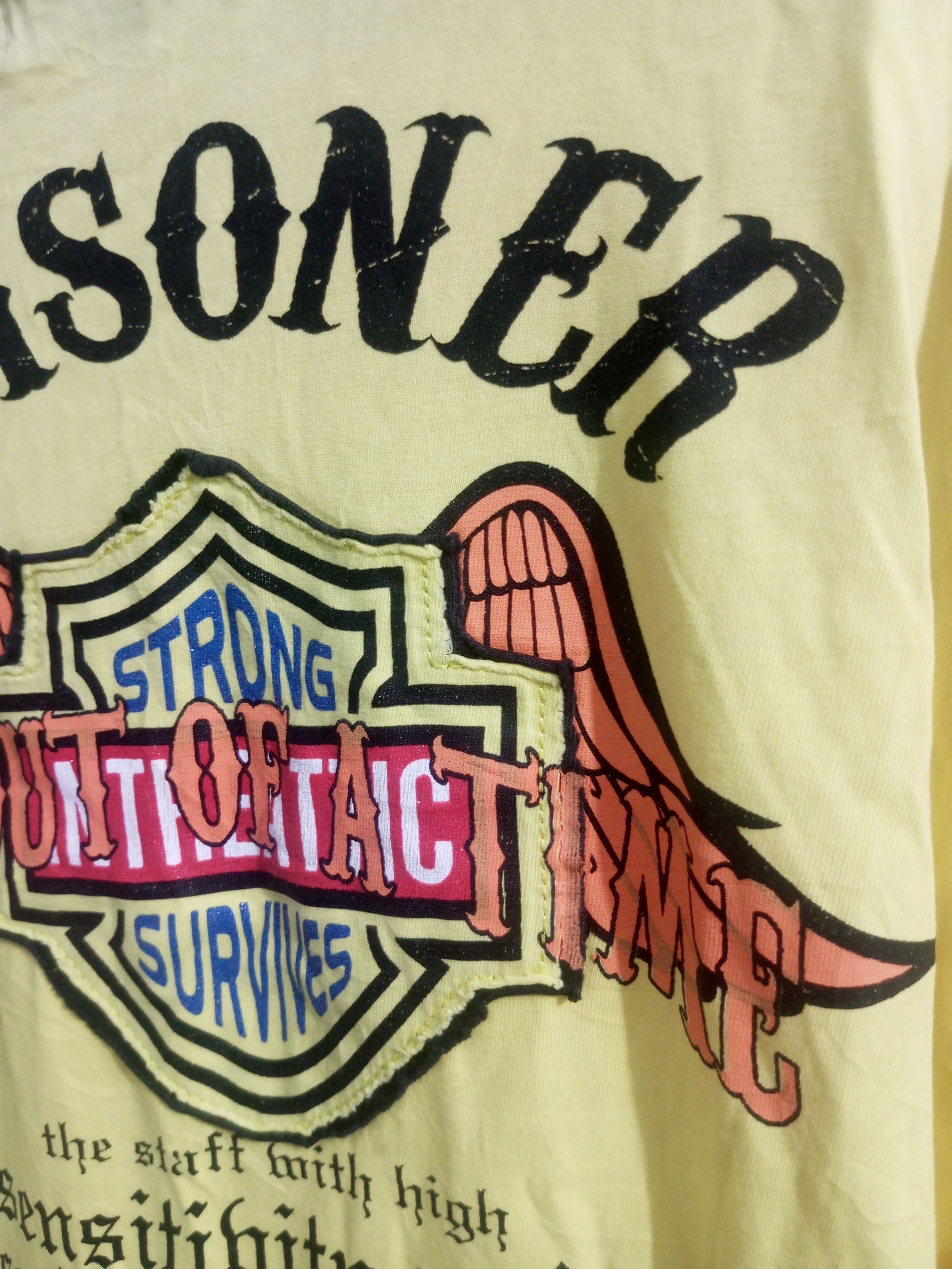 In The Attic Vintage in the attic prisoner poem long sleeve t shirt Size US M / EU 48-50 / 2 - 3 Thumbnail