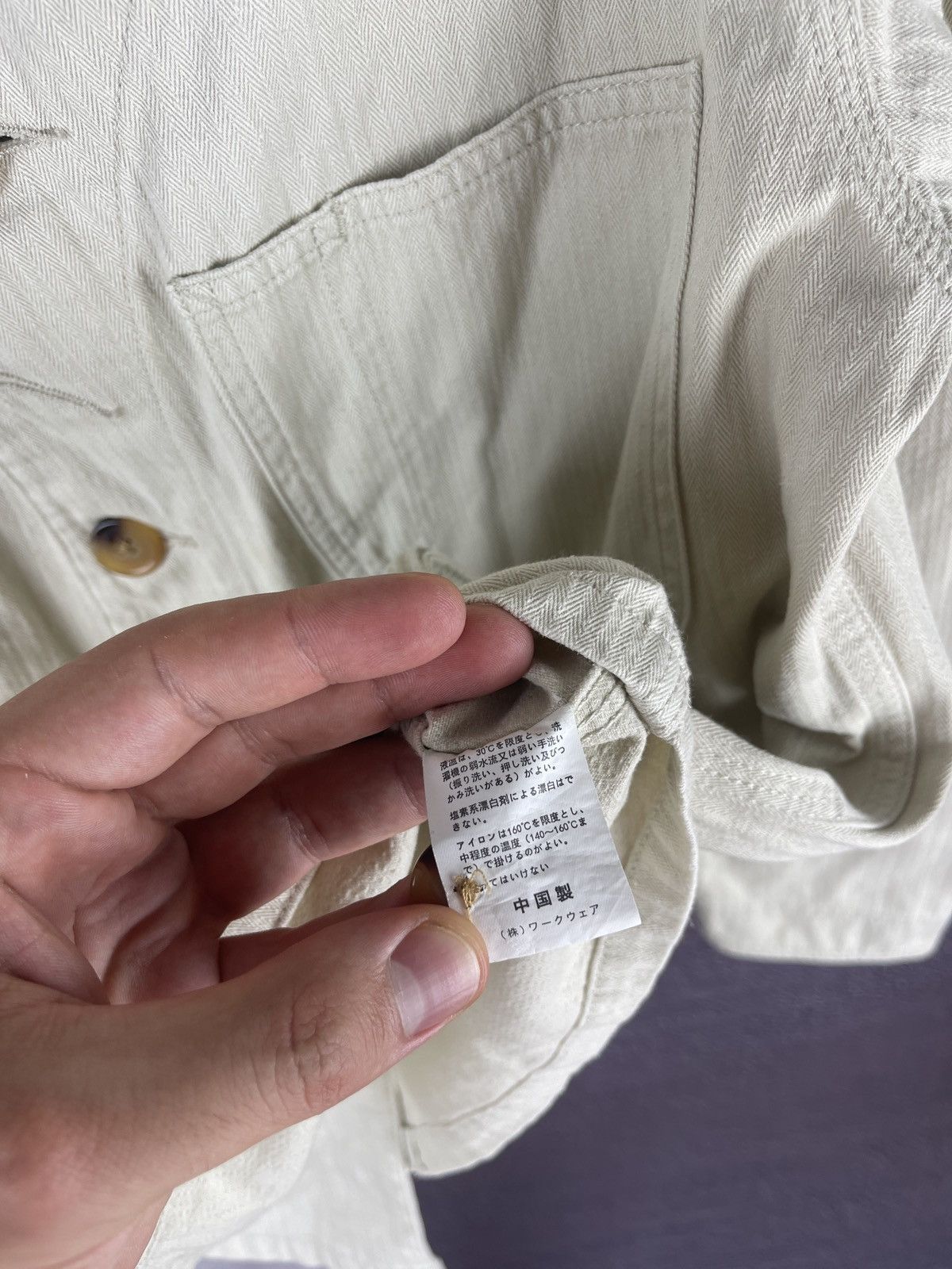 Japanese Brand 3 days union Workware Union Made beige blazer jacket work Size US L / EU 52-54 / 3 - 12 Thumbnail