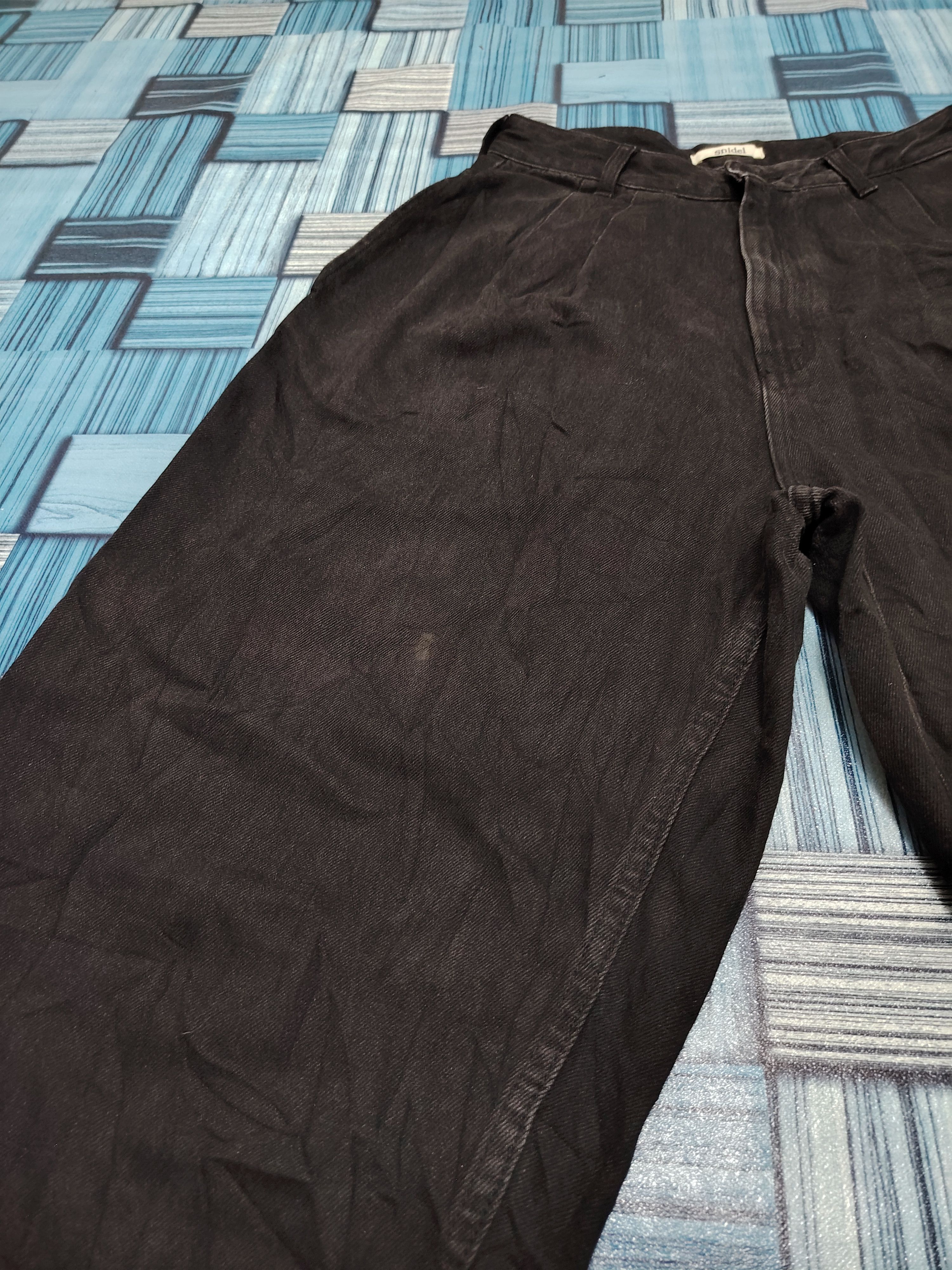 Japanese Brand Japanese Snidel Black Jeans Baggy Style Pants Size 26" / US 2 / IT 38 - 7 Thumbnail