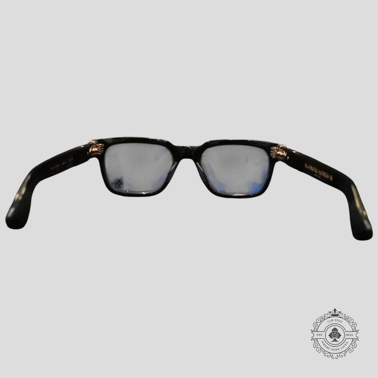 Chrome Hearts Chrome Hearts Pen 15 Glasses in Black/Gold Size ONE SIZE - 4 Thumbnail