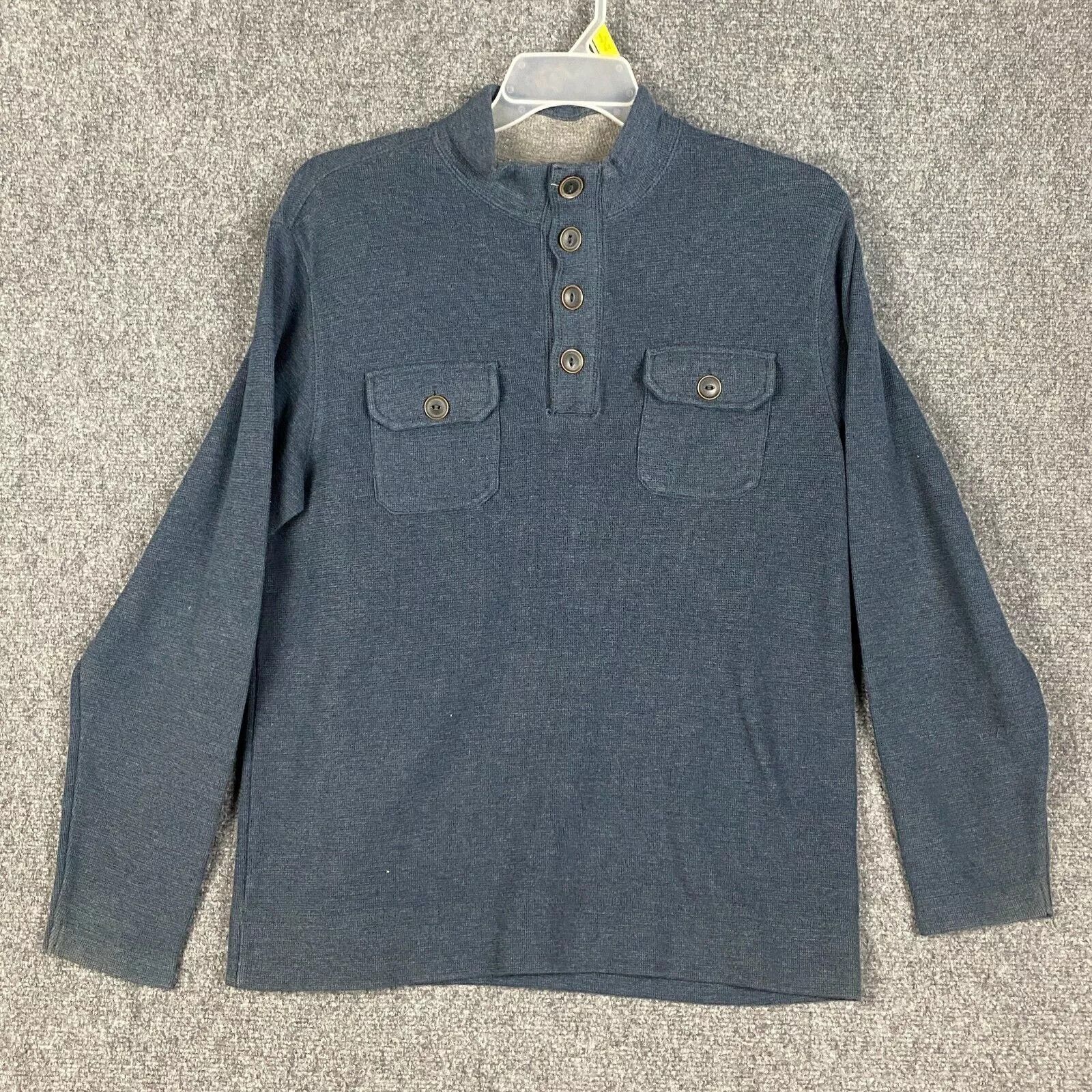 Other Outdoors Life Henley Waffle Knit Sweater Men's Medium Size US M / EU 48-50 / 2 - 1 Thumbnail