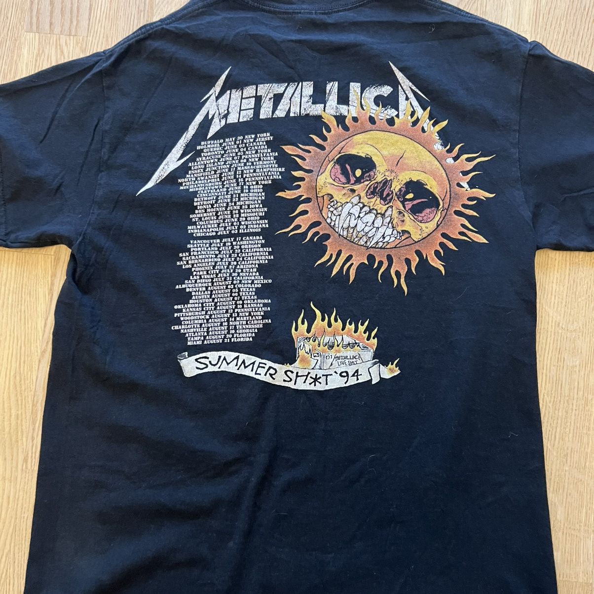 Metallica × Vintage Metallica 1994 brockum t shirt pushead summer shit Size US M / EU 48-50 / 2 - 4 Thumbnail