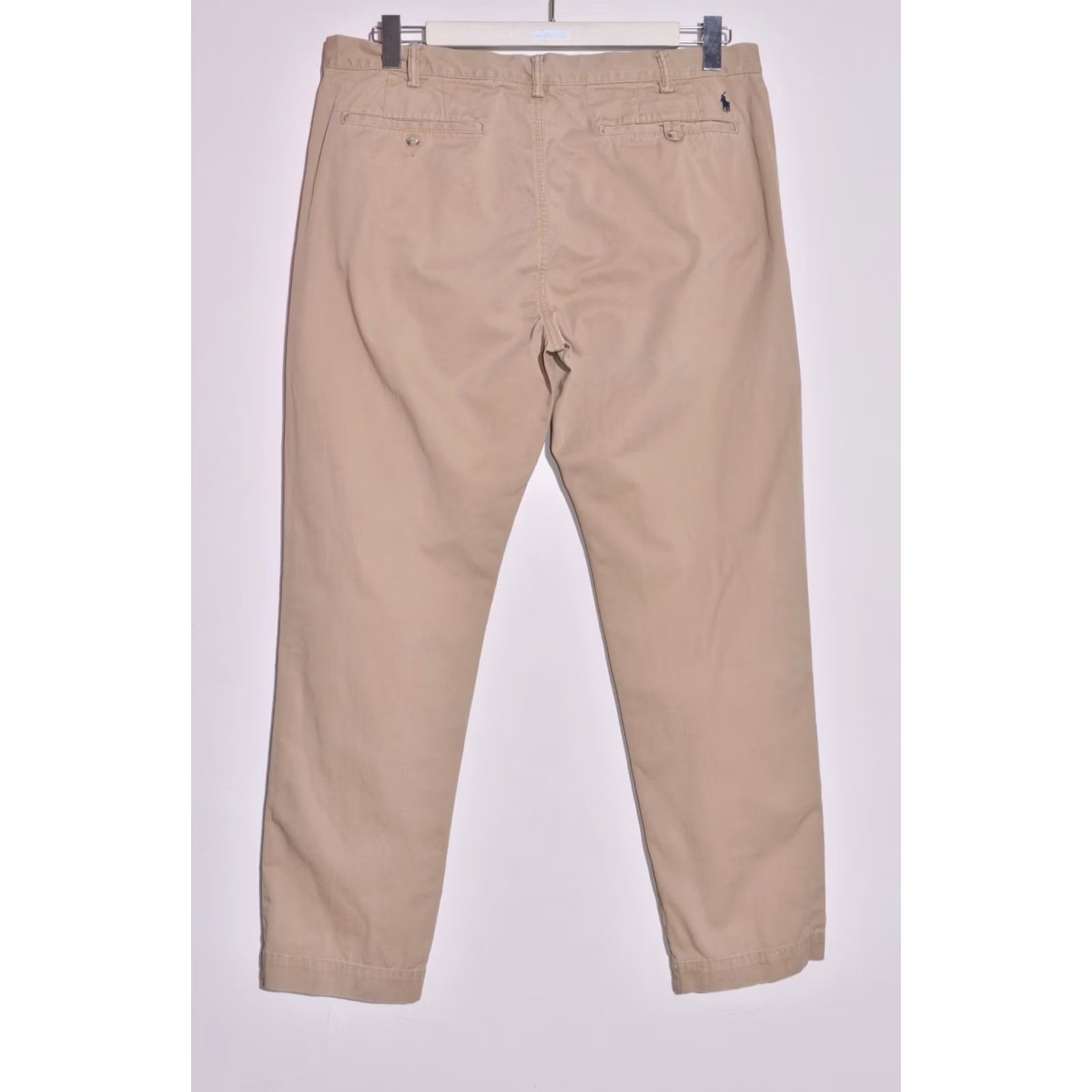 Polo Ralph Lauren Polo Ralph Lauren Chino Trousers Mens Beige Cotton Flat Front Size W38 L32 Size US M / EU 48-50 / 2 - 3 Thumbnail
