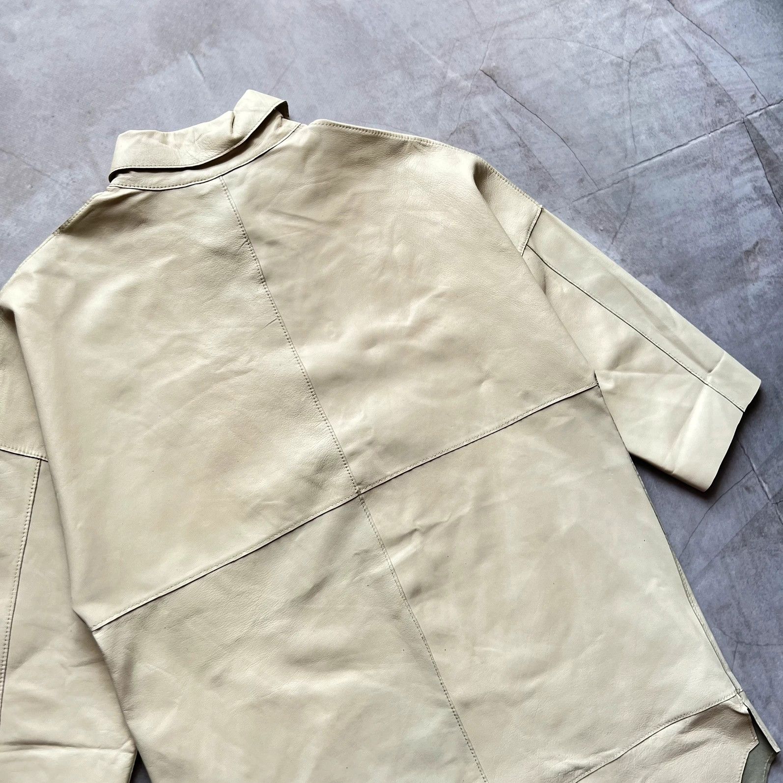 Diesel PAROSH shirt jacket lamb leather luxury italian designer Size M / US 6-8 / IT 42-44 - 8 Thumbnail