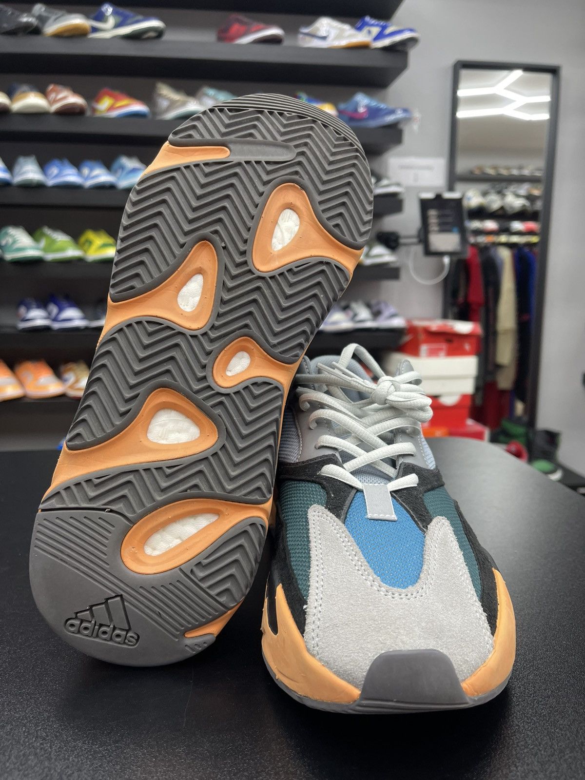 Adidas Size 10 - adidas Yeezy 700 Wash Orange Very Clean! Size US 10 / EU 43 - 10 Thumbnail