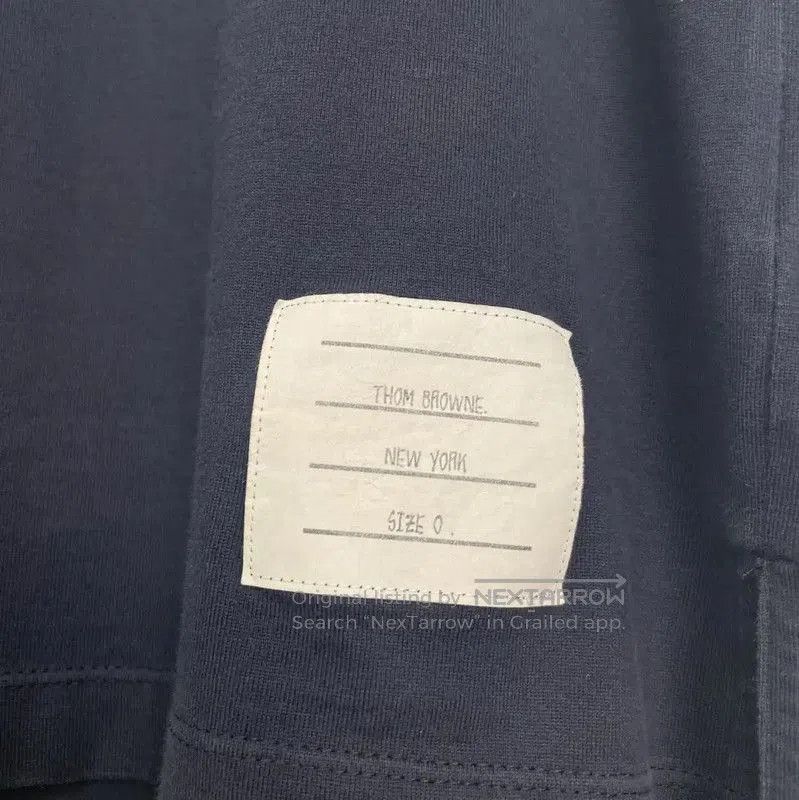 Thom Browne Thom Browne Men's Blue Cotton T-Shirt . Size US XS / EU 42 / 0 - 4 Thumbnail