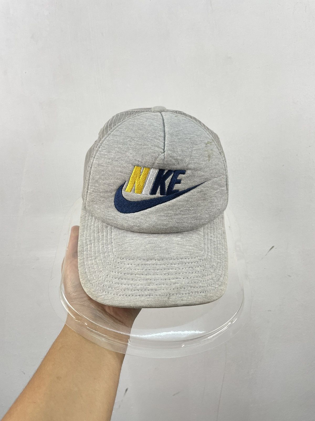 Nike Vintage Y2K Nike Trucker Cap Hat Mesh Size ONE SIZE - 2 Thumbnail