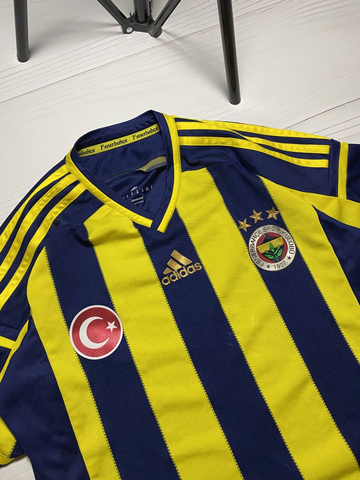 Adidas × Vintage Fenerbahce 2014 2015 Home Adidas Football Shirt Soccer Size US M / EU 48-50 / 2 - 11 Thumbnail