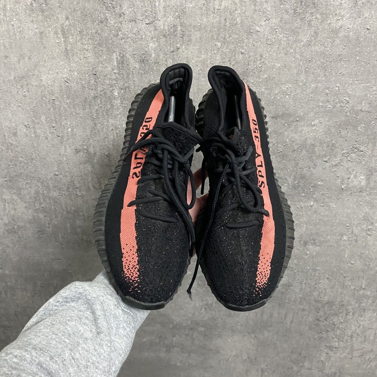 Adidas × Kanye West Adidas Yeezy 350 Boost V2 SPLY Red Size US 12 / EU 45 - 4 Thumbnail