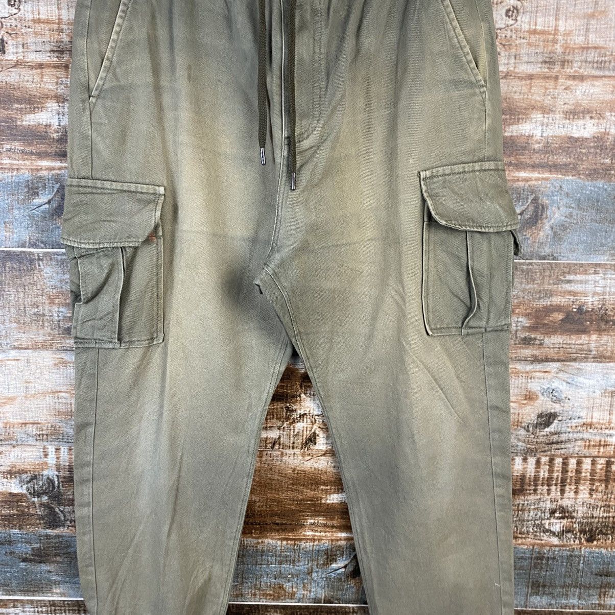 BASE CONTROL DL Base Control Green Joggers Pants #C764 Size US 29 - 5 Thumbnail