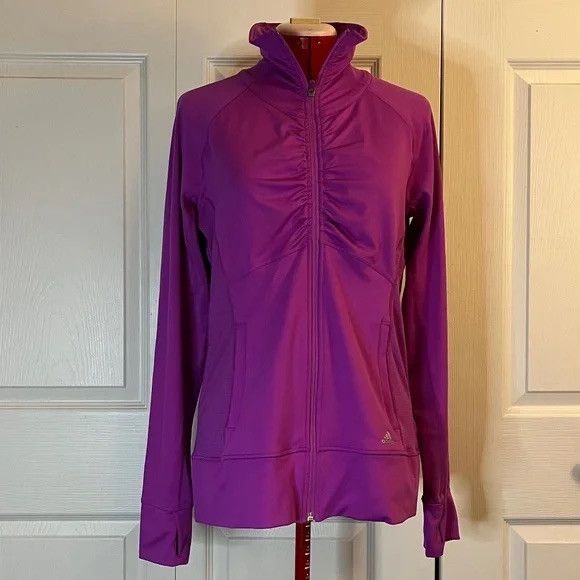 Adidas Adidas Climalite Zip Up Jacket M in Fuchsia Size M / US 6-8 / IT 42-44 - 1 Thumbnail
