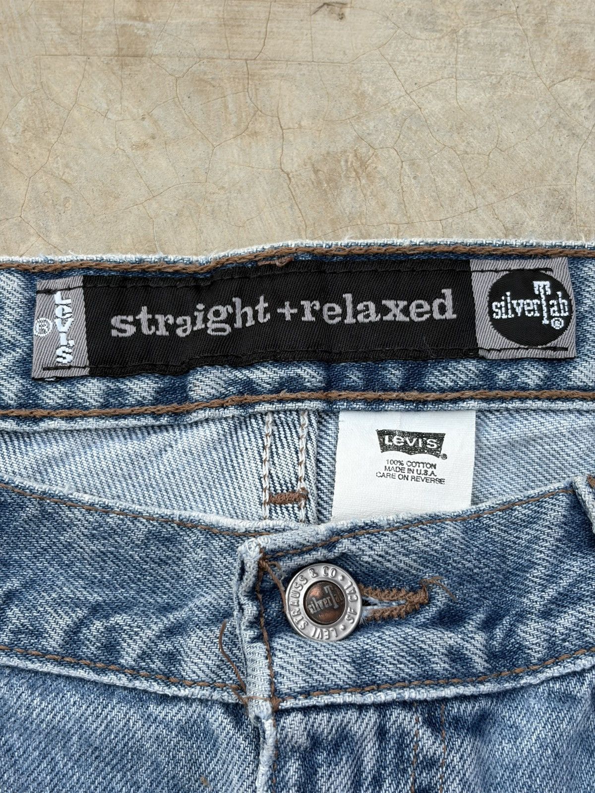 Levi's Vintage 90s Levis Silver Tabs Relaxed Fit Jeans Size US 34 / EU 50 - 8 Thumbnail