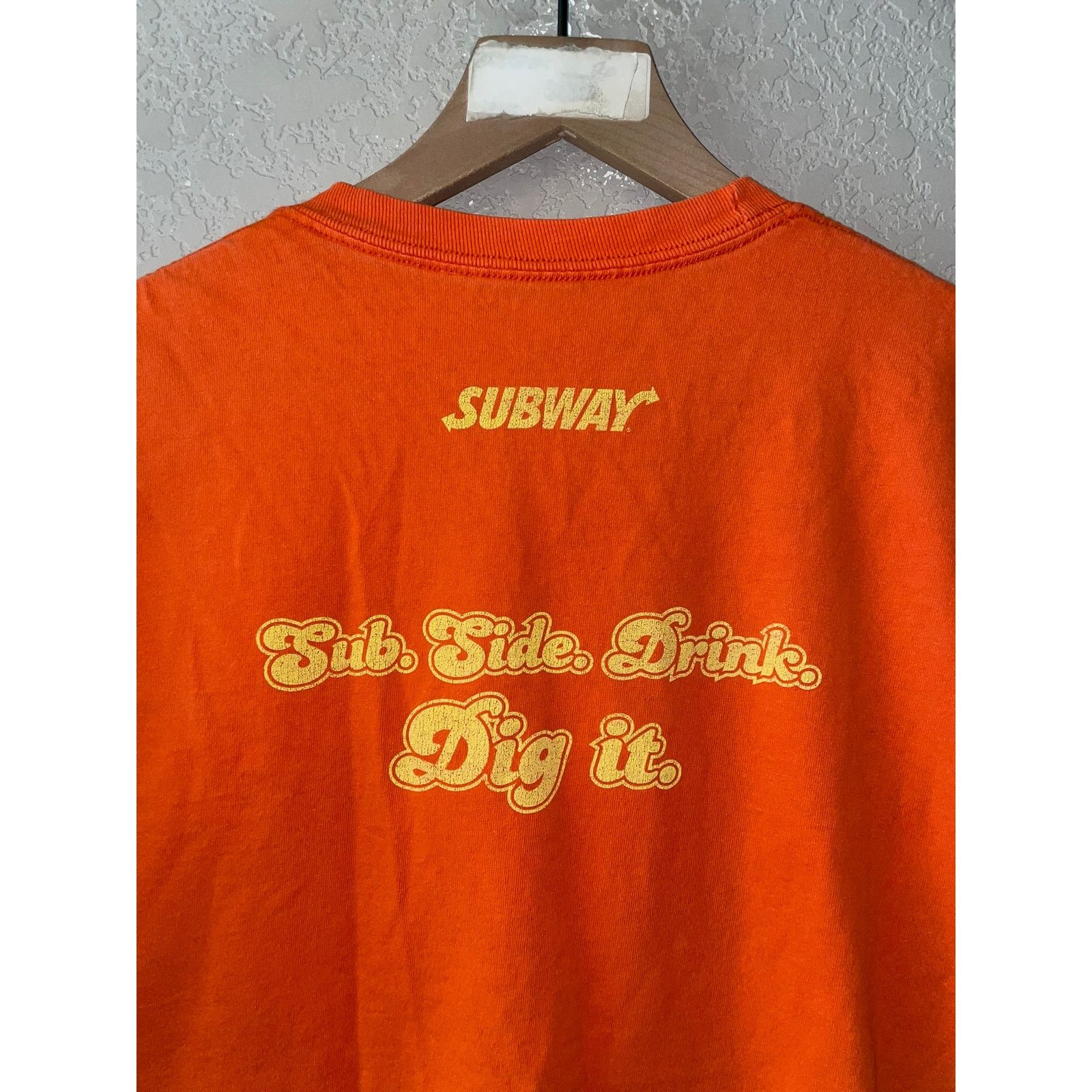 Hanes Subway Shirt Keepin It Meal Sub Side & Drink Promo Tee Size US L / EU 52-54 / 3 - 6 Thumbnail