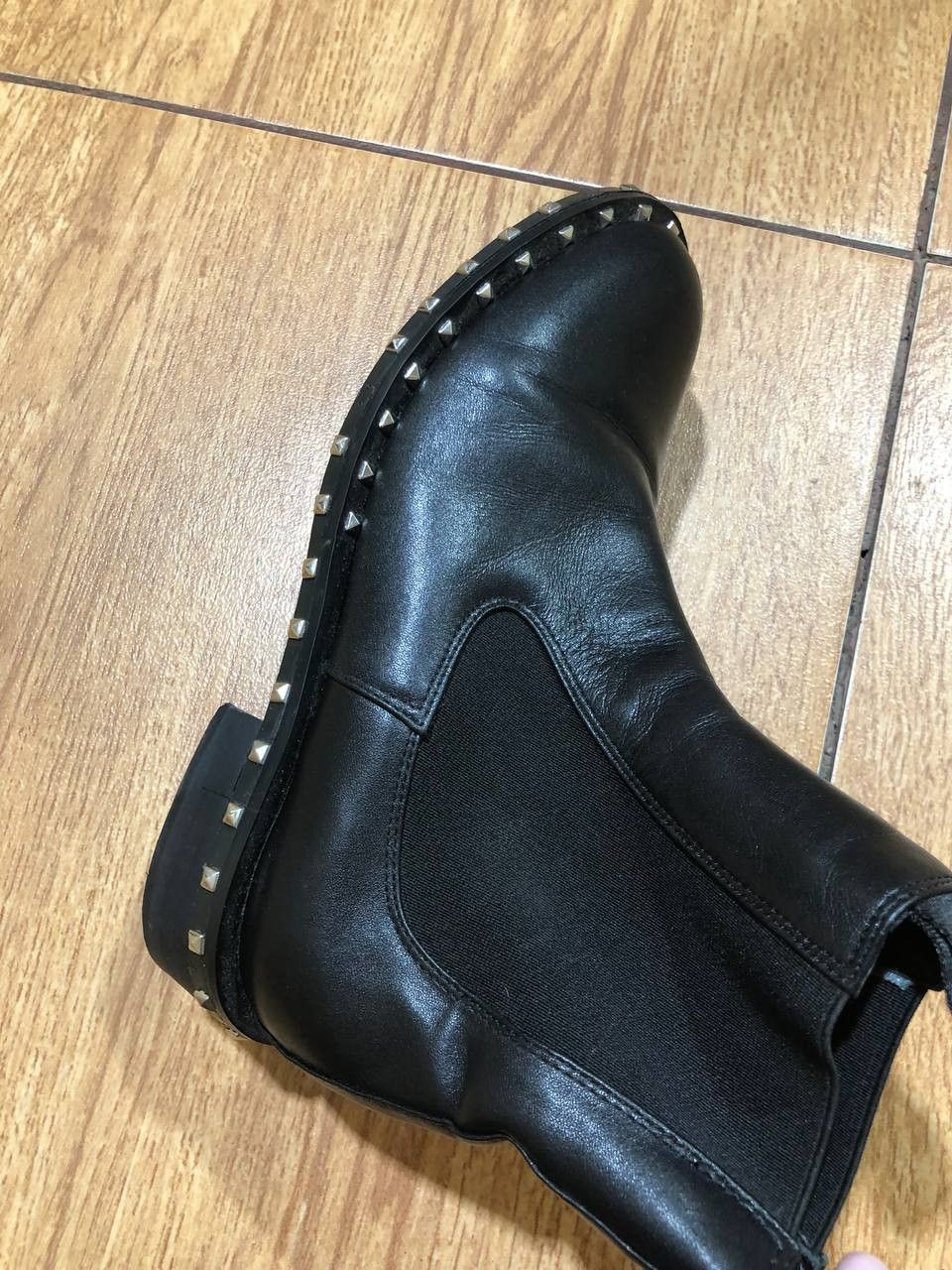 Valentino Vintage Valentino Black Boots With Rivets Size US 6 / IT 36 - 8 Thumbnail