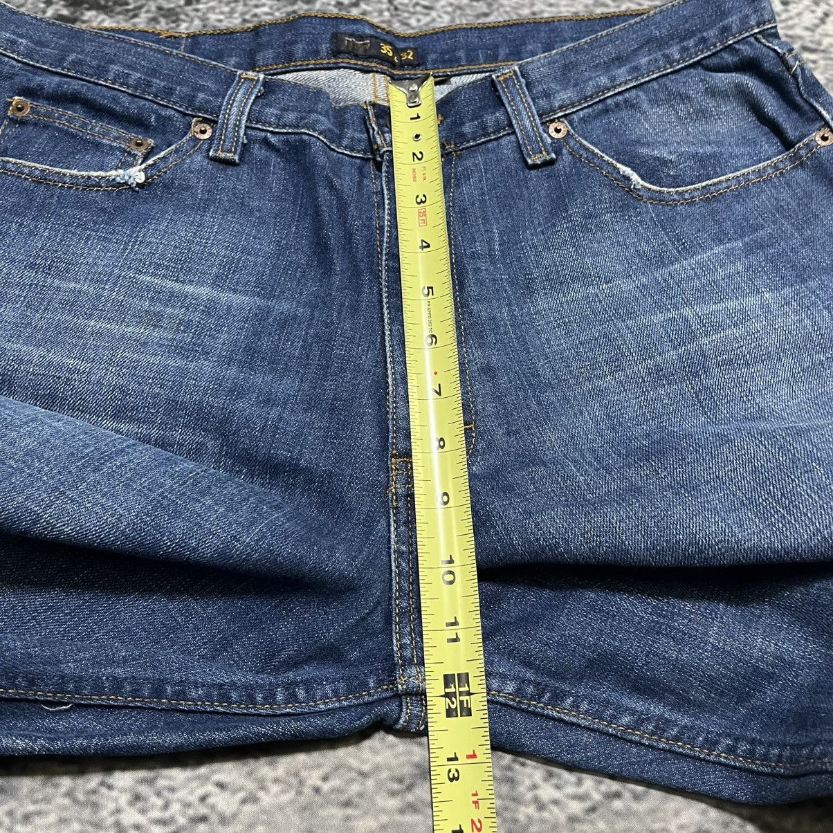 J.Crew VINTAGE J. CREW BLUE BOOTCUT FLARE WESTERN JEANS 35x32 Size US 35 - 11 Thumbnail
