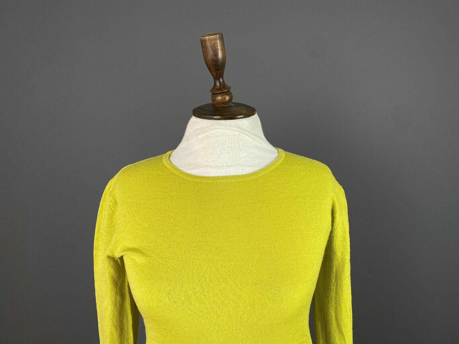 Designer Ladies Bitte Kai Rand Yellow Wool Crew Neck Sweater Size M Size M / US 6-8 / IT 42-44 - 2 Thumbnail