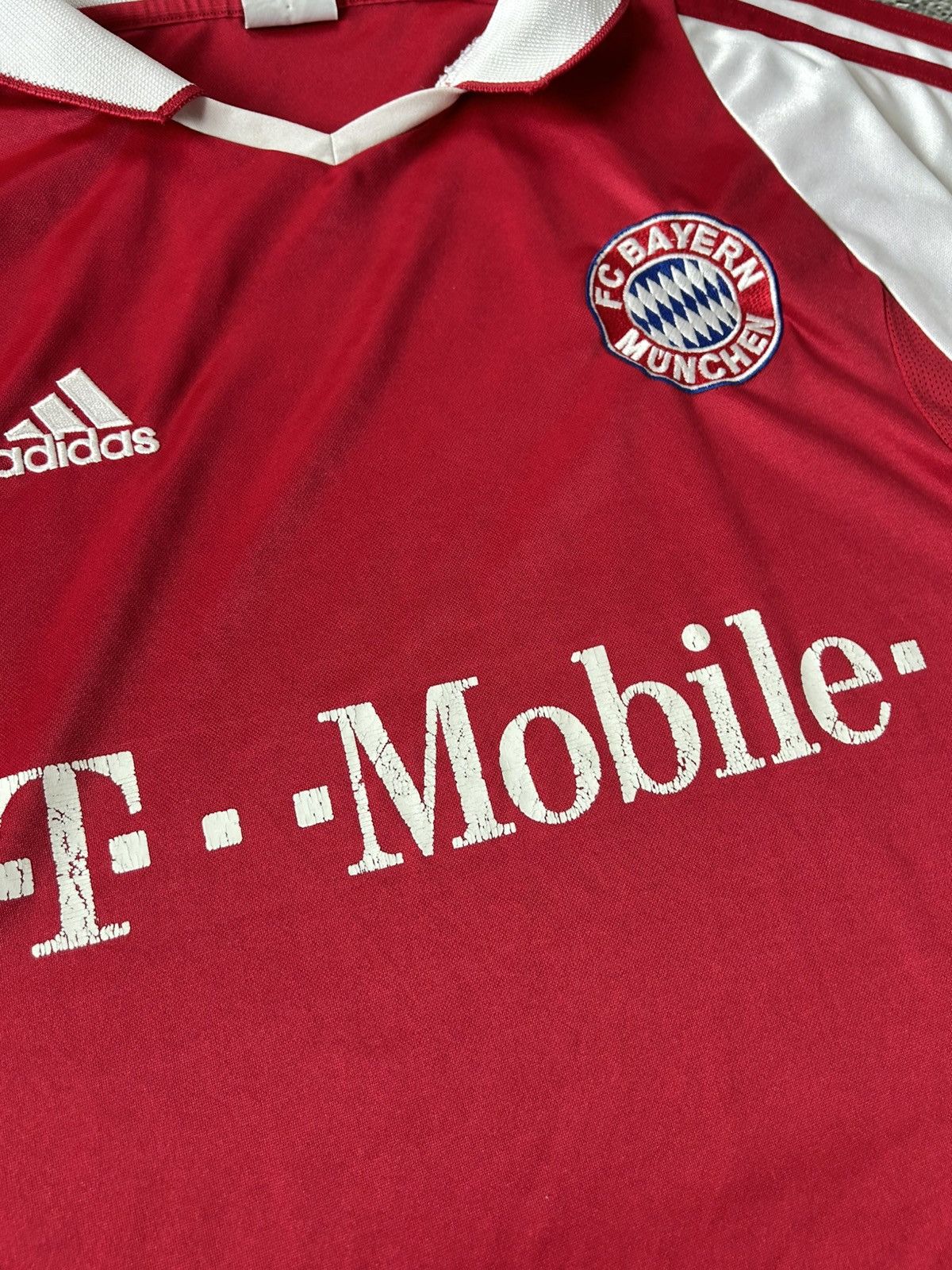 Adidas × Vintage Adidas Bayern Munchen Jersey red T-Mobile 2003 2004 Size US XL / EU 56 / 4 - 5 Thumbnail