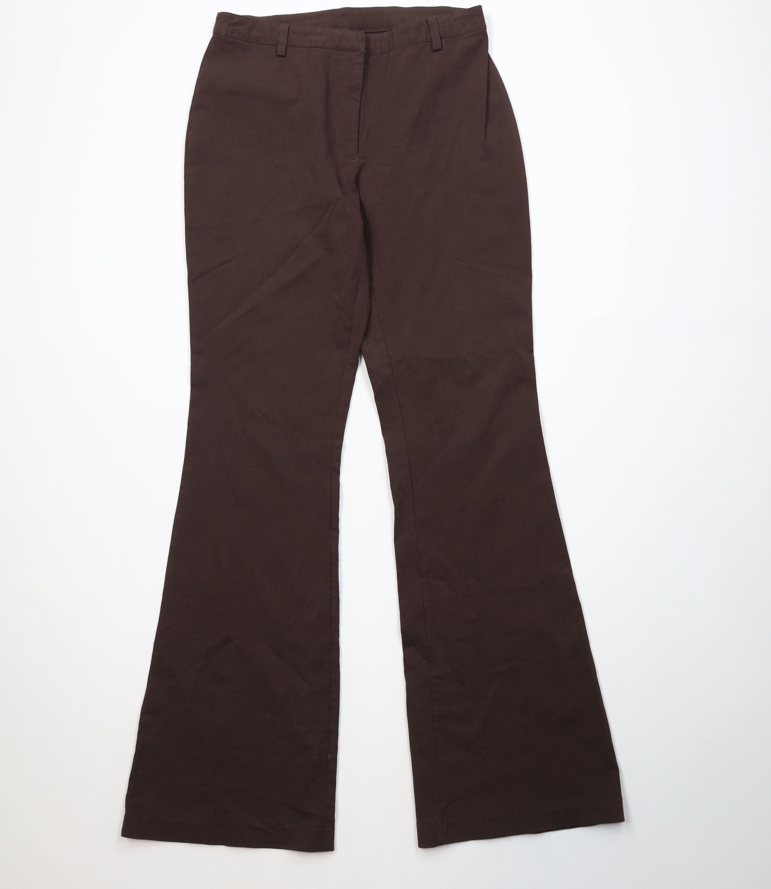 Express Vintage 90s Y2K Express Long Babydoll Stretch Wide Leg Pants Size 30" / US 8 / IT 44 - 1 Thumbnail