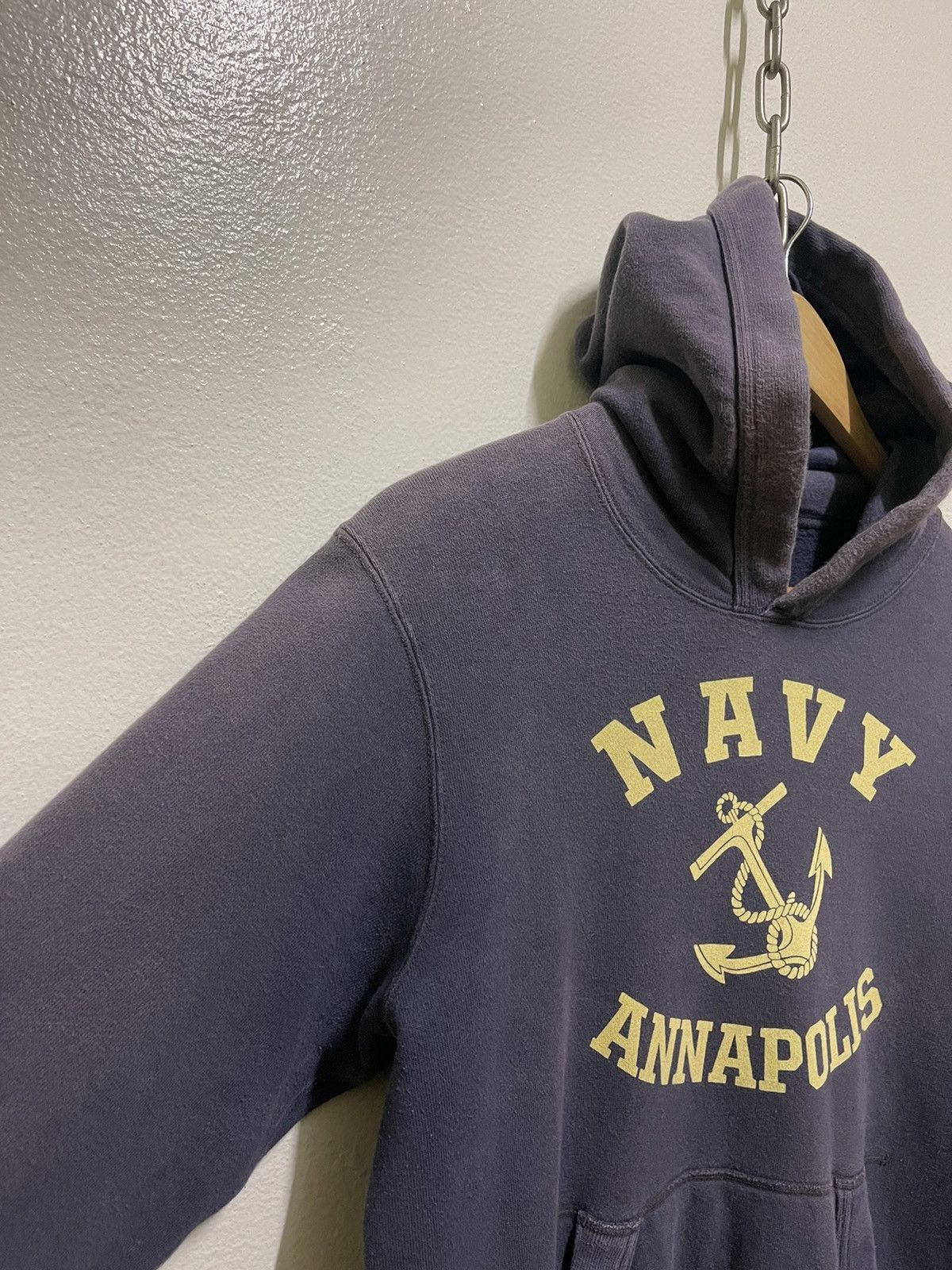 Buzz Rickson's Buzz Rickson Sportwear Hoodie Navy Annapolis Japan Size US M / EU 48-50 / 2 - 2 Thumbnail