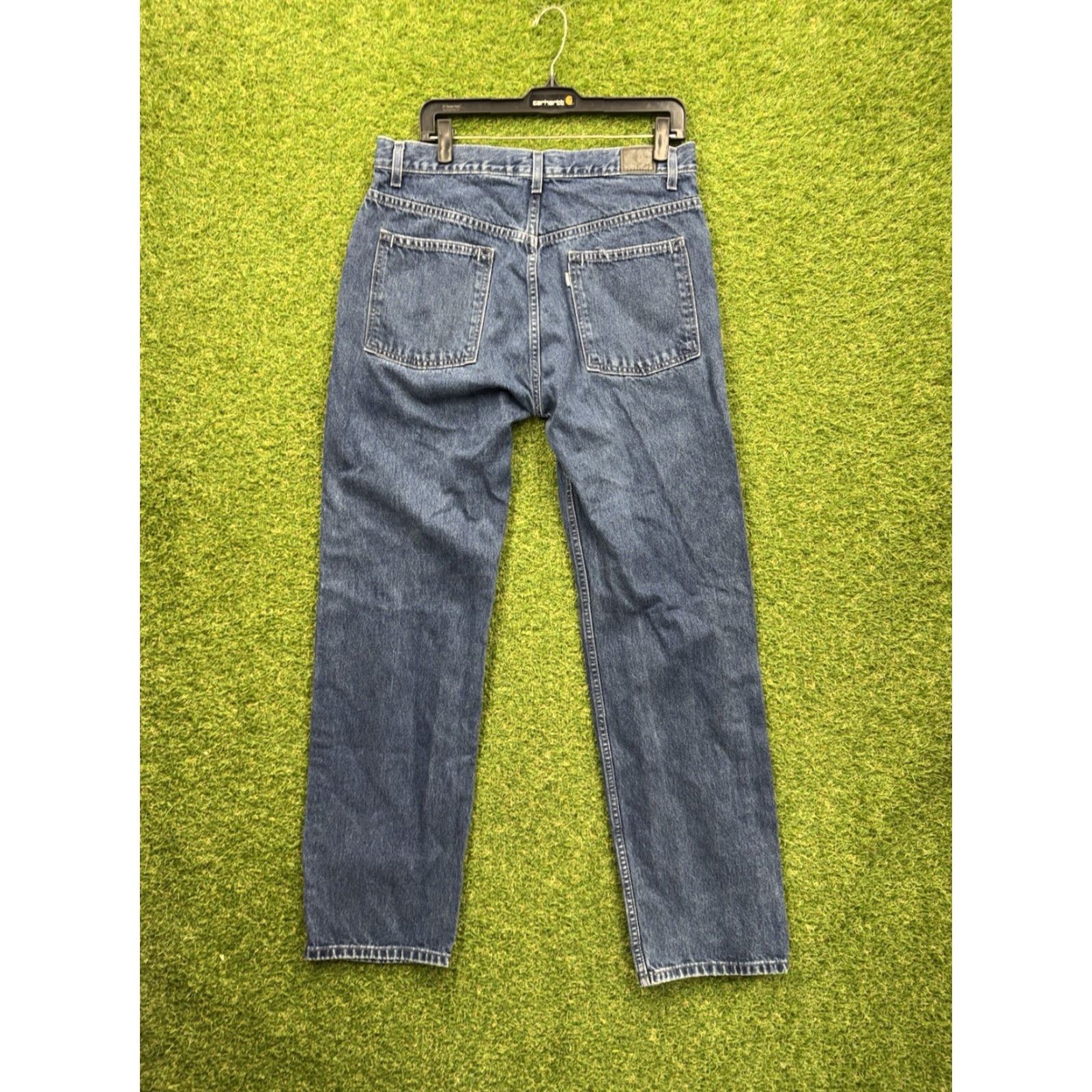 Levi's Levi's Silvertab Jeans Mens 34x32 Denim 90s Grunge Y2K Skater Jeans Straight Relaxed Regular 5-Pocket Blue Denim Dark Vintage Size US 34 / EU 50 - 2 Thumbnail