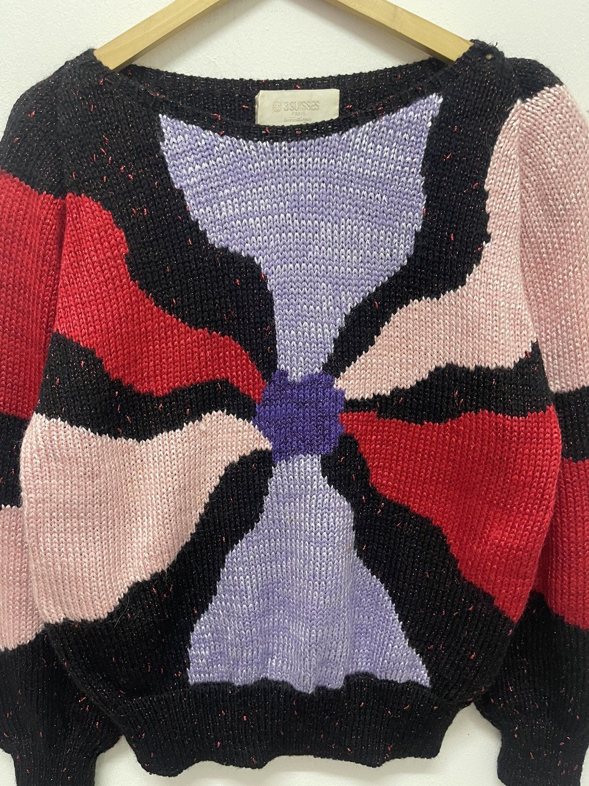Japanese Brand Vintage Knitwear Designer Paris Artist Size M / US 6-8 / IT 42-44 - 2 Thumbnail