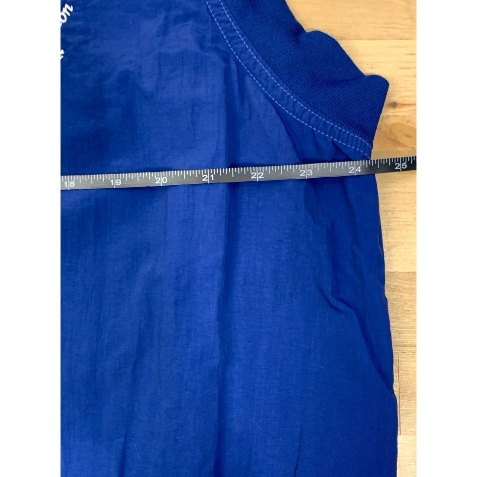 Lands' End VINTAGE Lands' End 100% Nylon Sweater Vest Womens Golf Blue Size L #2179 Size L / US 10 / IT 46 - 6 Thumbnail
