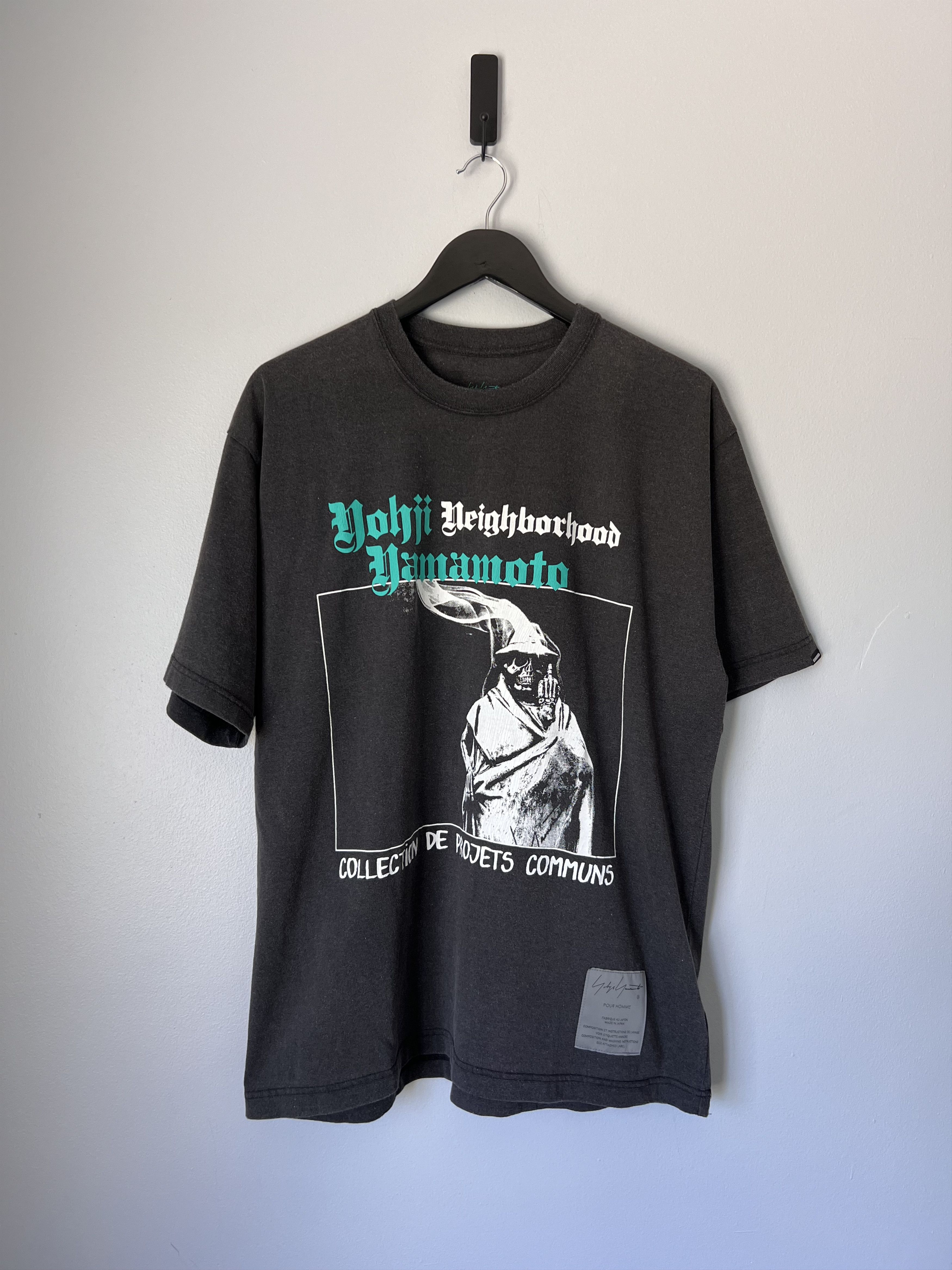 Neighborhood × Yohji Yamamoto Yohji Yamamoto Neighborhood Tee in Grey Size US L / EU 52-54 / 3 - 1 Thumbnail