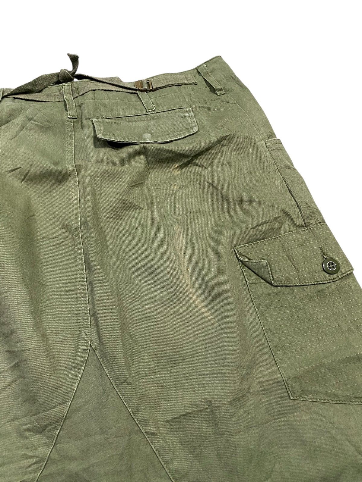 Japanese Brand Japanase brand rag machine skirt maxi army style two pocket Size 32" / US 10 / IT 46 - 7 Thumbnail