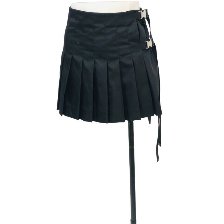 Prada Prada Re-Nylon Pleated Buckle Mini Skirt Size 36 Size 25" / US 0 / IT 36 - 1 Thumbnail