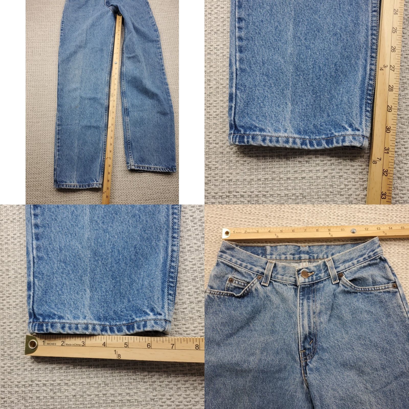 Denime VINTAGE Brittania Denim Jeans Pants Mens 29x32 Blue 90s 80s Relaxed Fit Jeans Pants Mens Blue Denim 1990s Brittania New Wave Casual Size US 29 - 8 Thumbnail