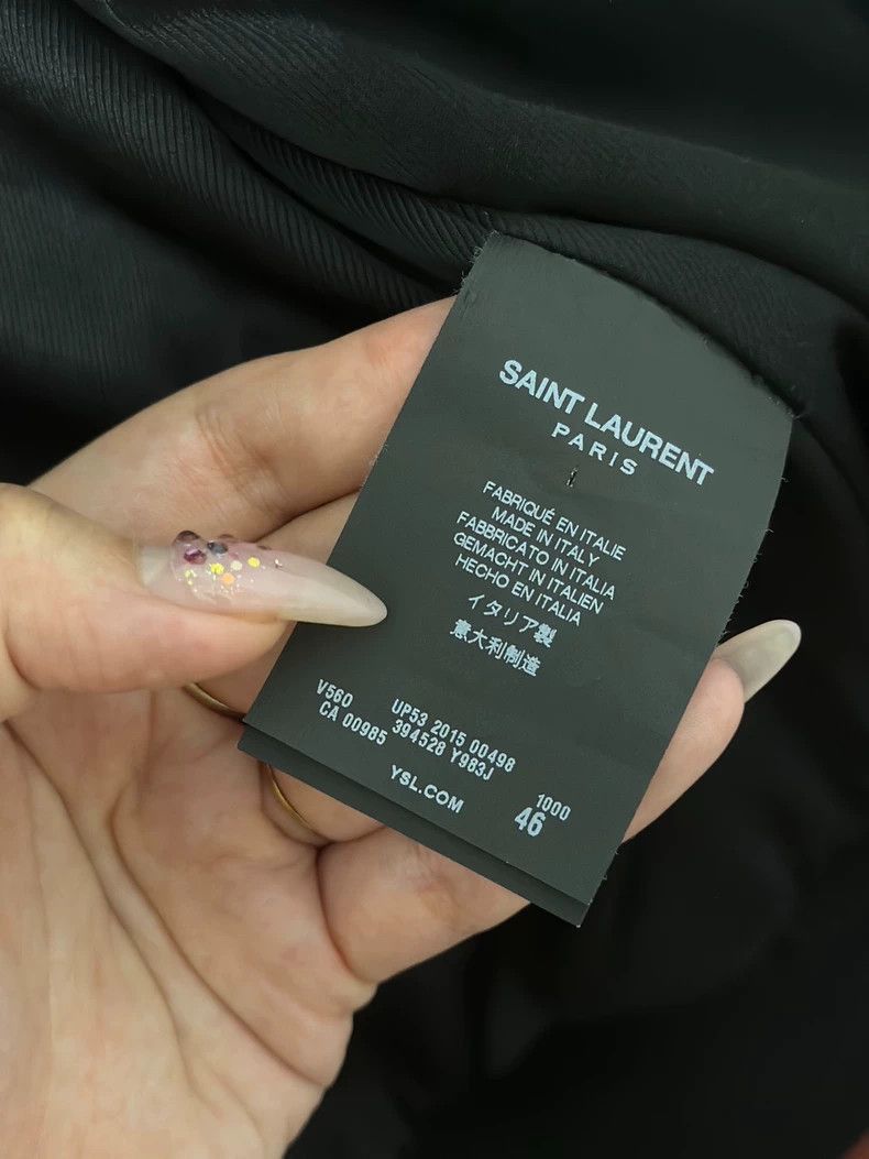 Saint Laurent Paris Saint Laurent Paris Black Zipper Jacket-2506 Size US S / EU 44-46 / 1 - 9 Thumbnail