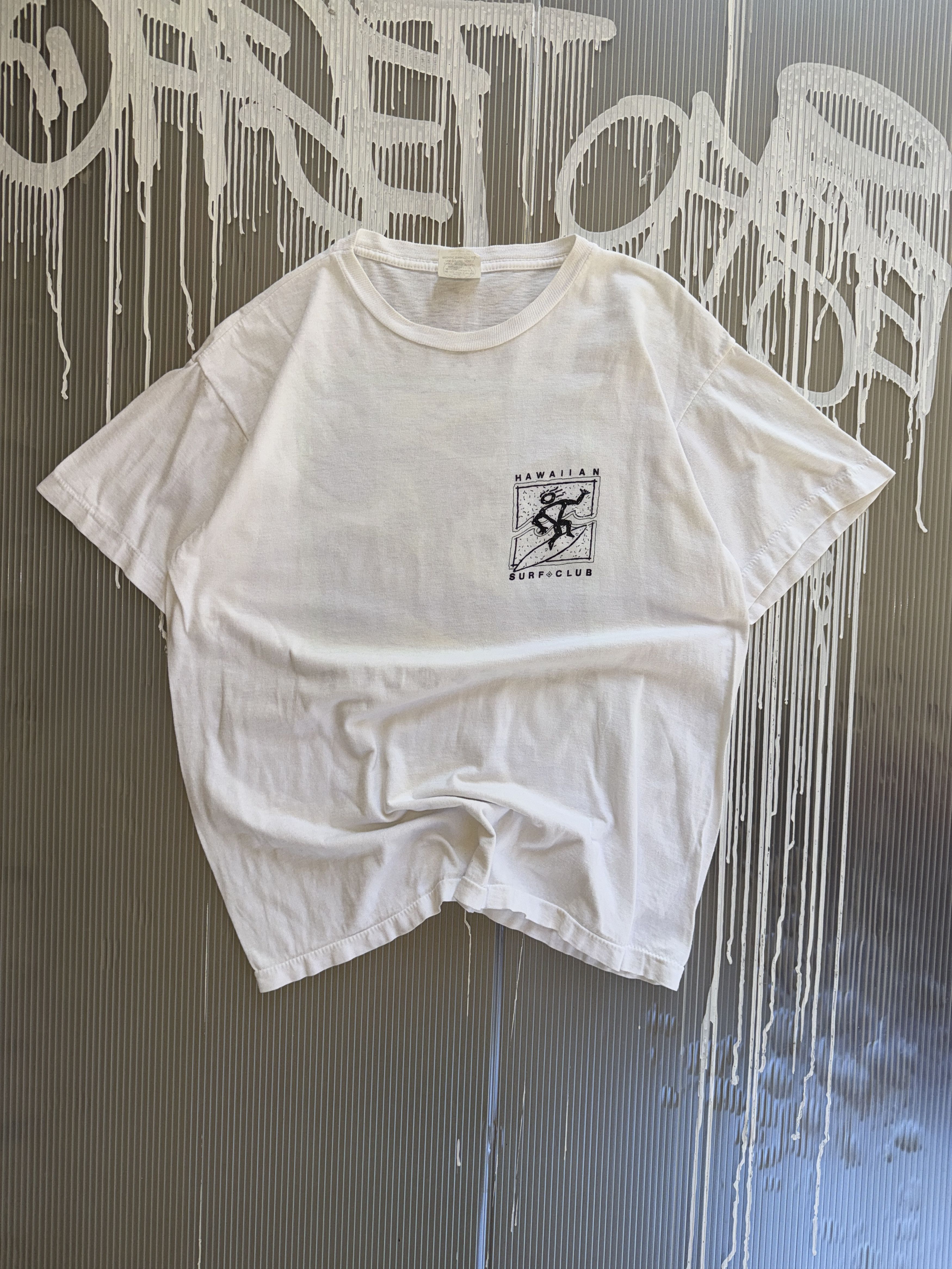 Vintage Hawaiian surf club vintage usa white t-shirt andy warhol - L Size US L / EU 52-54 / 3 - 2 Thumbnail