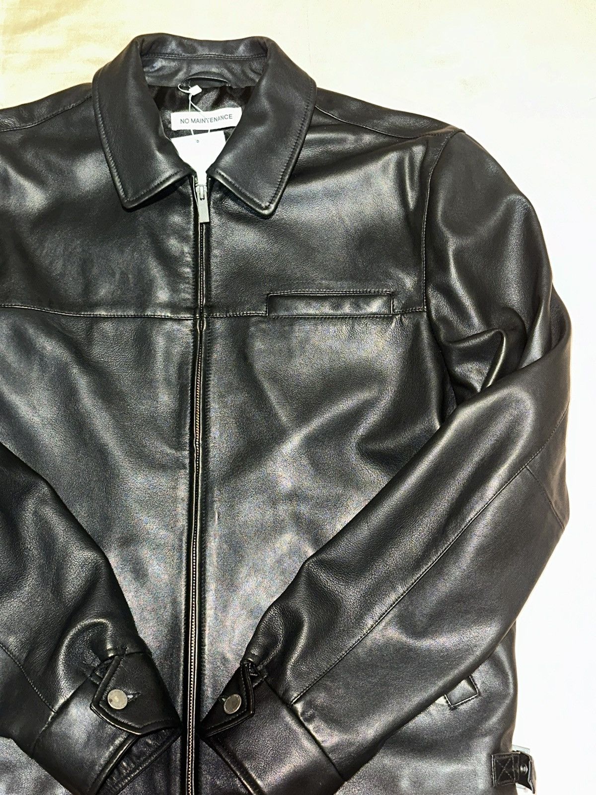 ジャケット・アウター NO MAINTENANCE LEATHER MECHANIC JACKET JACKET NO MAINTENANCE MECHANIC LEATHER ジャケット・アウター