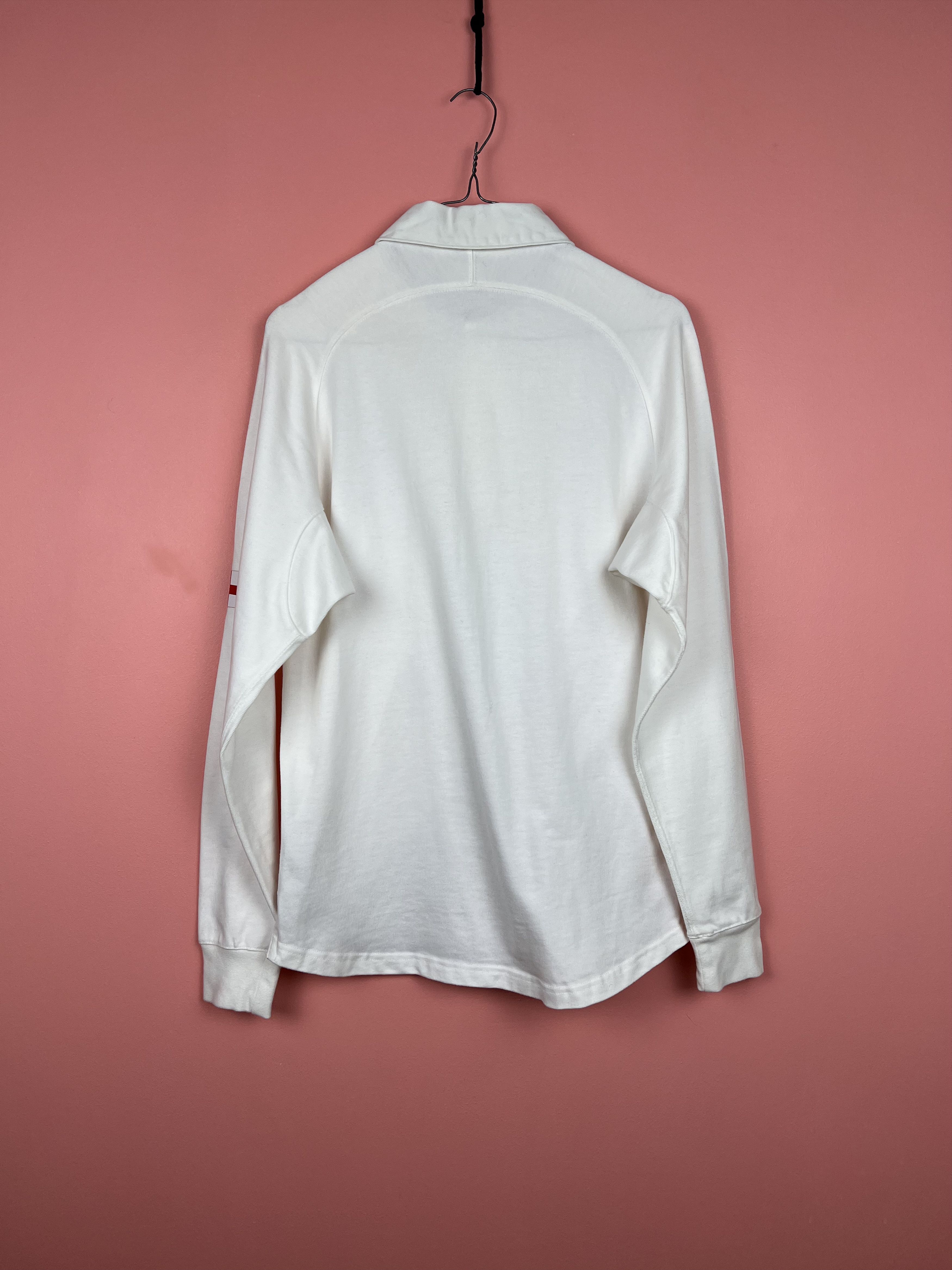 Nike Nike o2 rugby vintage England polo long sleeve streetwear Size US S / EU 44-46 / 1 - 8 Thumbnail
