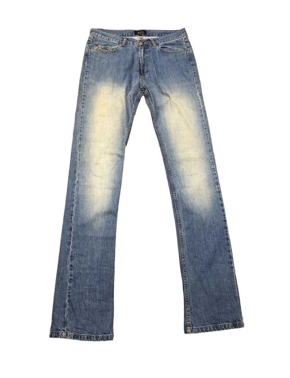 A.P.C. × Japanese Brand × Vintage A.P.C RUE DE FLEURUS PARIS JEANS UNISEX Size US 30 / EU 46 - 4 Thumbnail