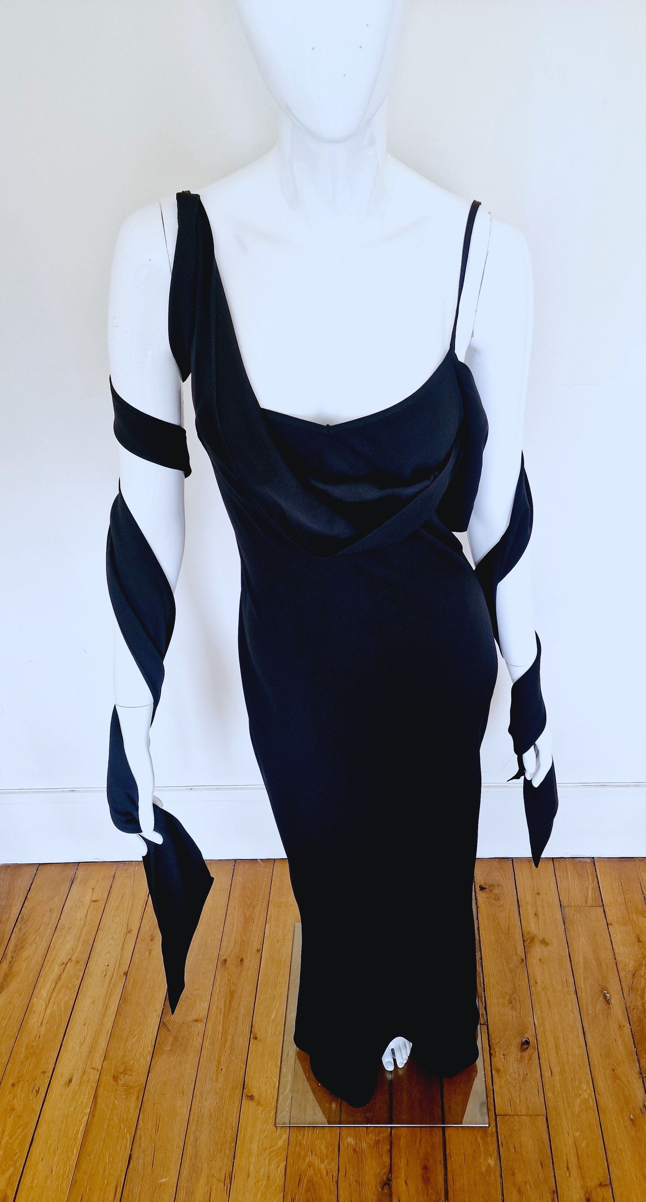John Galliano John Galliano Runway 2016 FW Look Show 3 Black Dress Size M / US 6-8 / IT 42-44 - 5 Thumbnail
