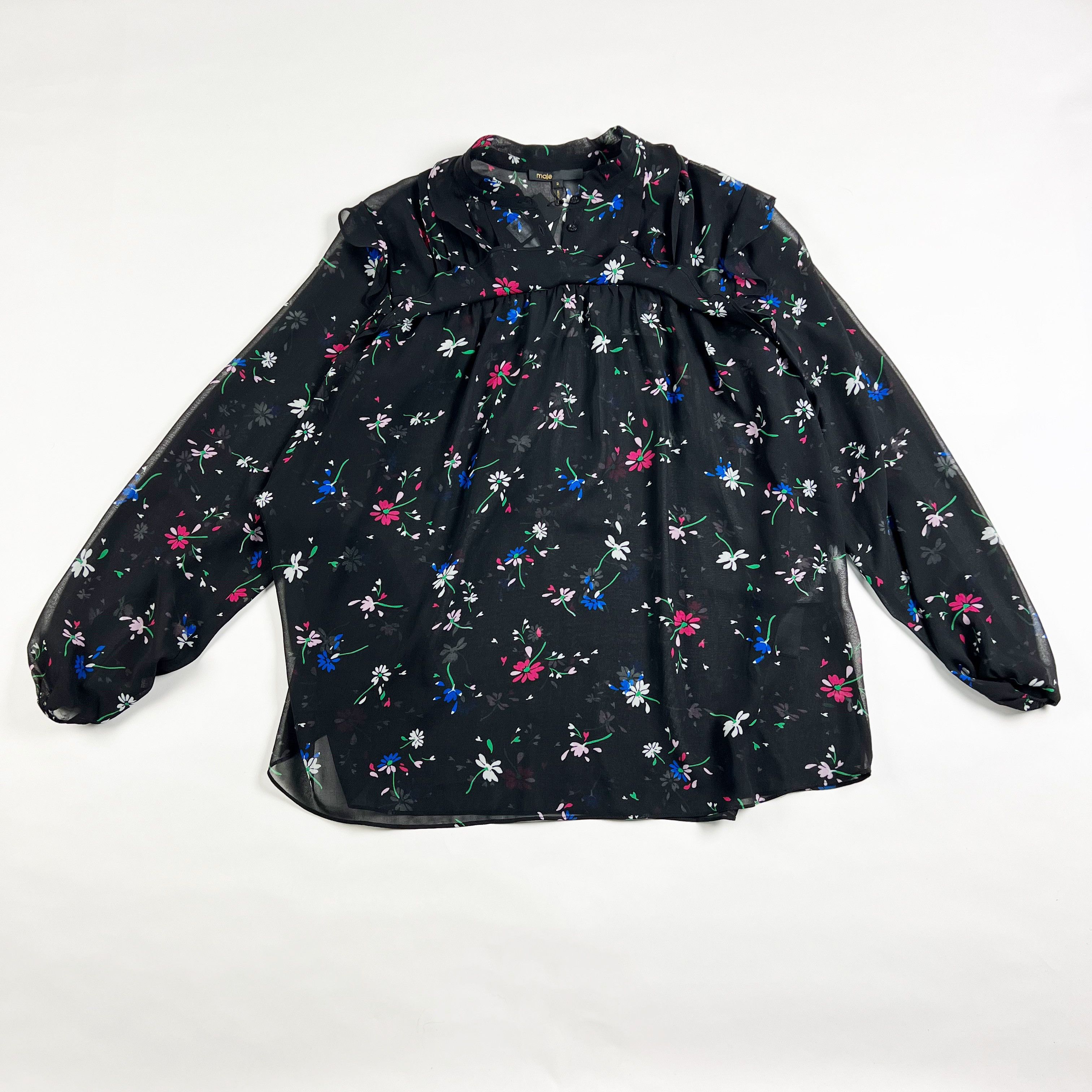 Maje NEW Maje Letra Floral Flower Print Pattern Size M / US 6-8 / IT 42-44 - 1 Thumbnail