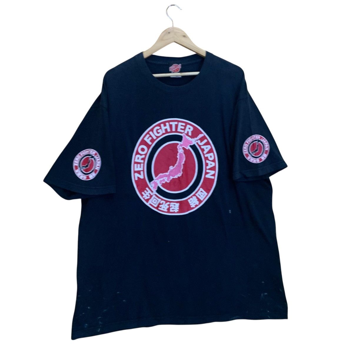 Japanese Brand Vintage Y2K Zero Fighter Japan Big Logo Shortsleeve Tee Size US XL / EU 56 / 4 - 2 Thumbnail