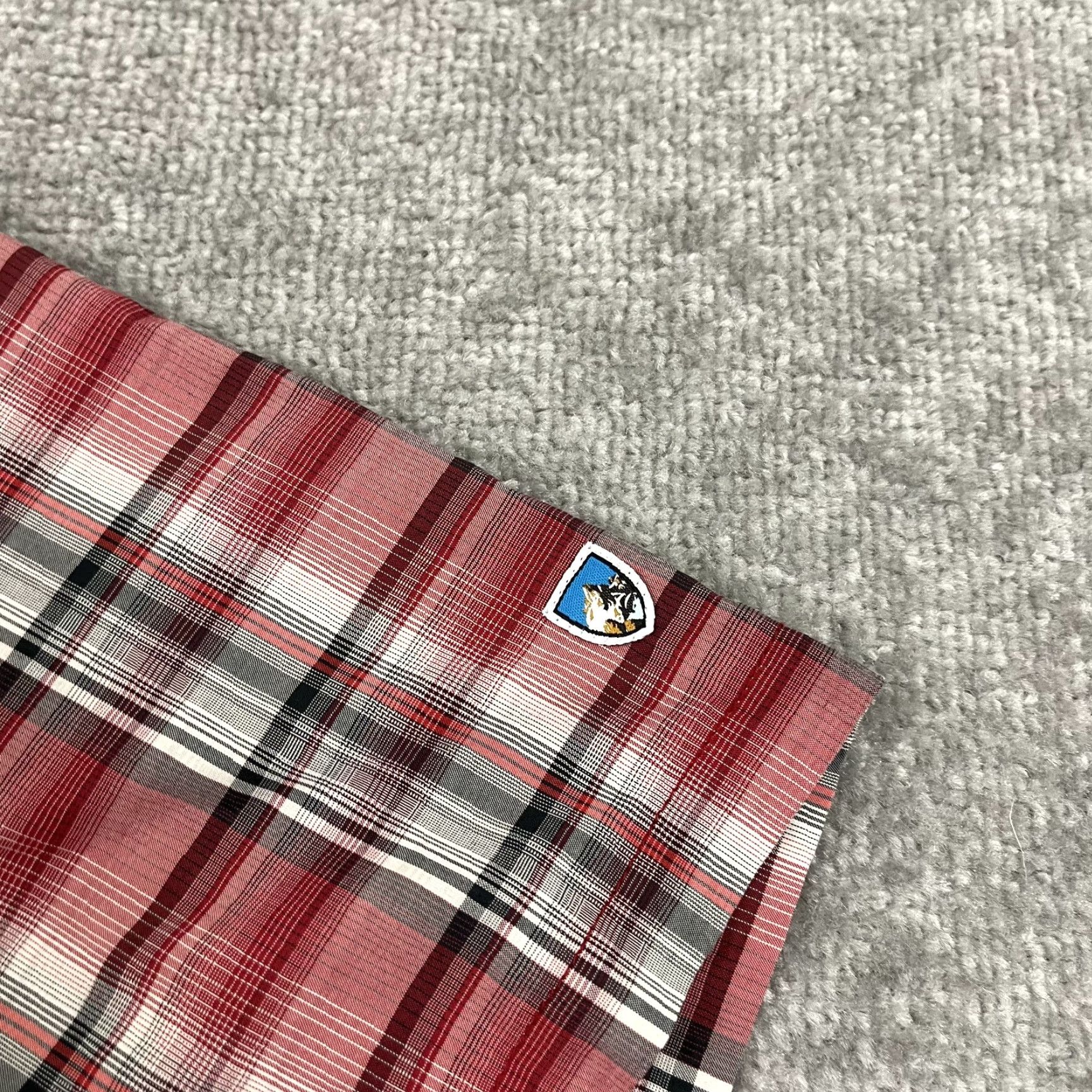 X-LARGE Kuhl Eluxur Shirt Mens XL X-Large Red Plaid Hiking Outdoor Camping Button Up S/S Size US XL / EU 56 / 4 - 4 Thumbnail