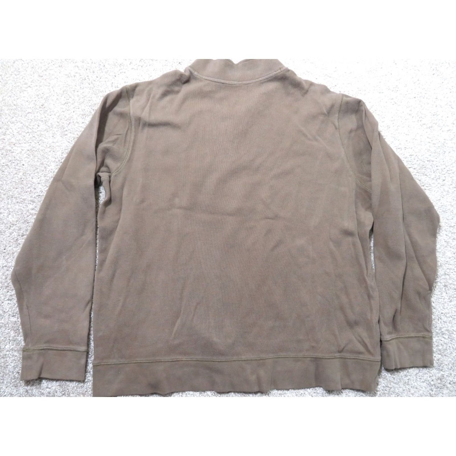 Carhartt Carhartt Mens XL Relaxed Fit Heavy Duty Sweater Brown LS Padded Elbows Size US XL / EU 56 / 4 - 7 Thumbnail