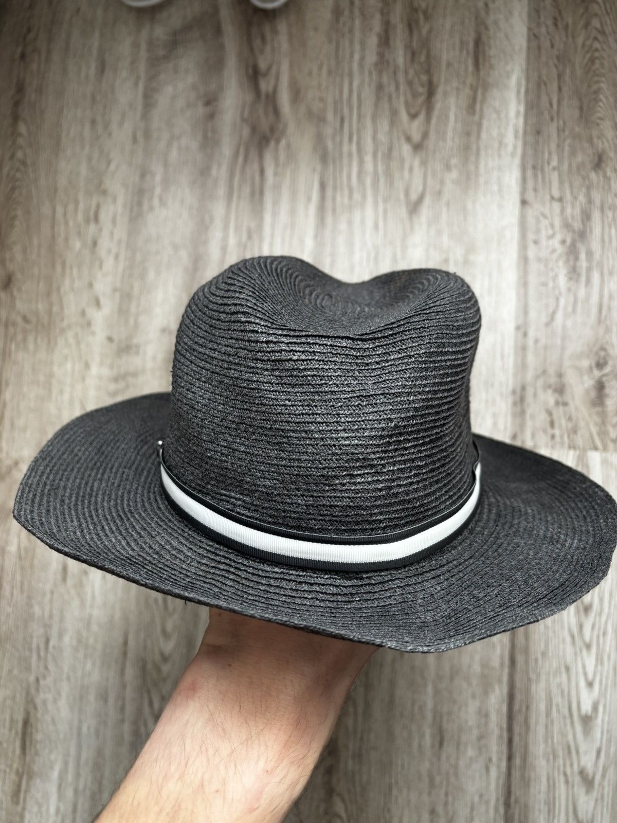 Borsalino Borsalino Fedora Hat 100% Hemp Canapa Made in Italy Size 57 Size ONE SIZE - 8 Thumbnail