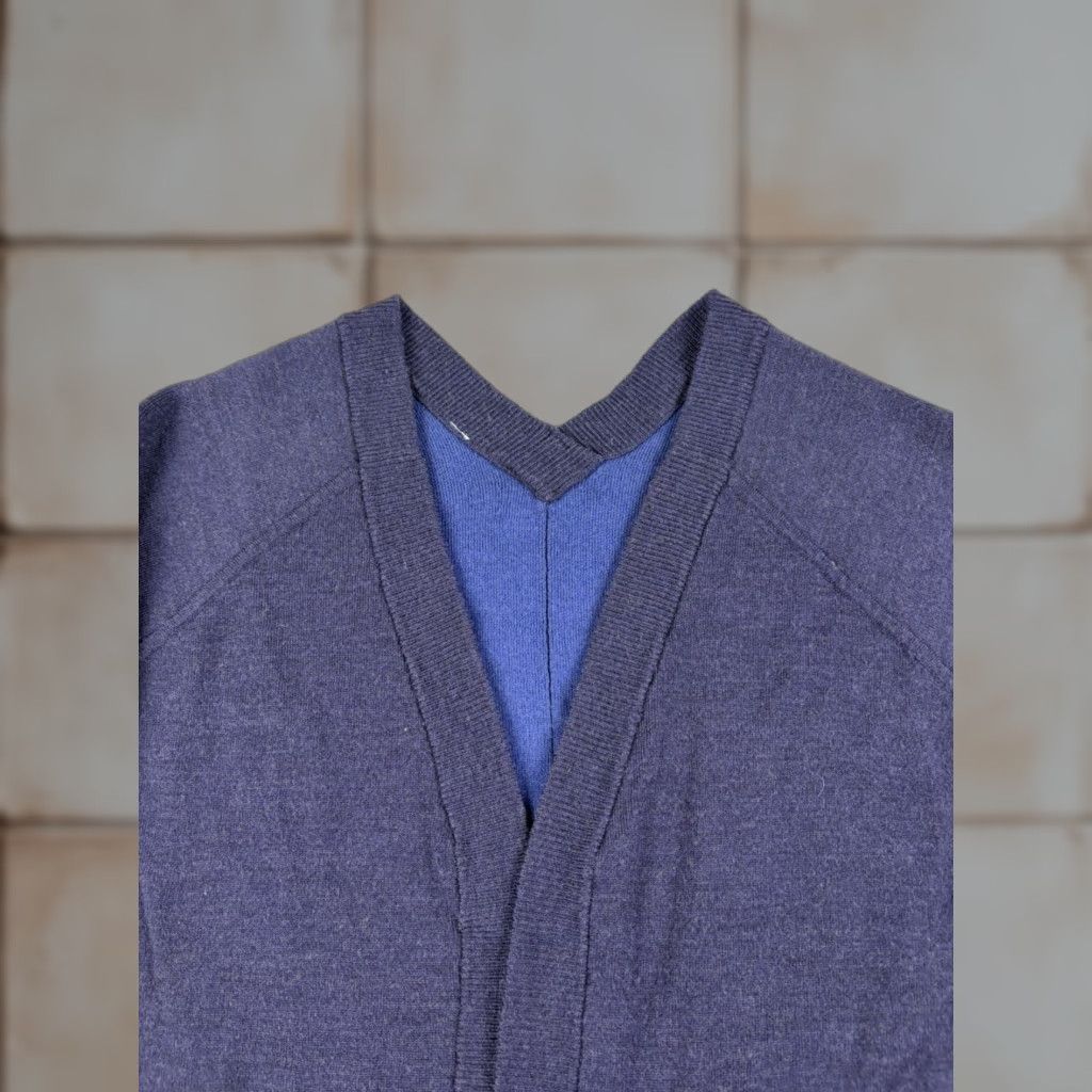 Lululemon **Lululemon Men's Large Blue Open Front V-Neck Cardigan** User: Lululemon Men's Large Blue Open Front V-Neck Cardigan Size US L / EU 52-54 / 3 - 1 Thumbnail