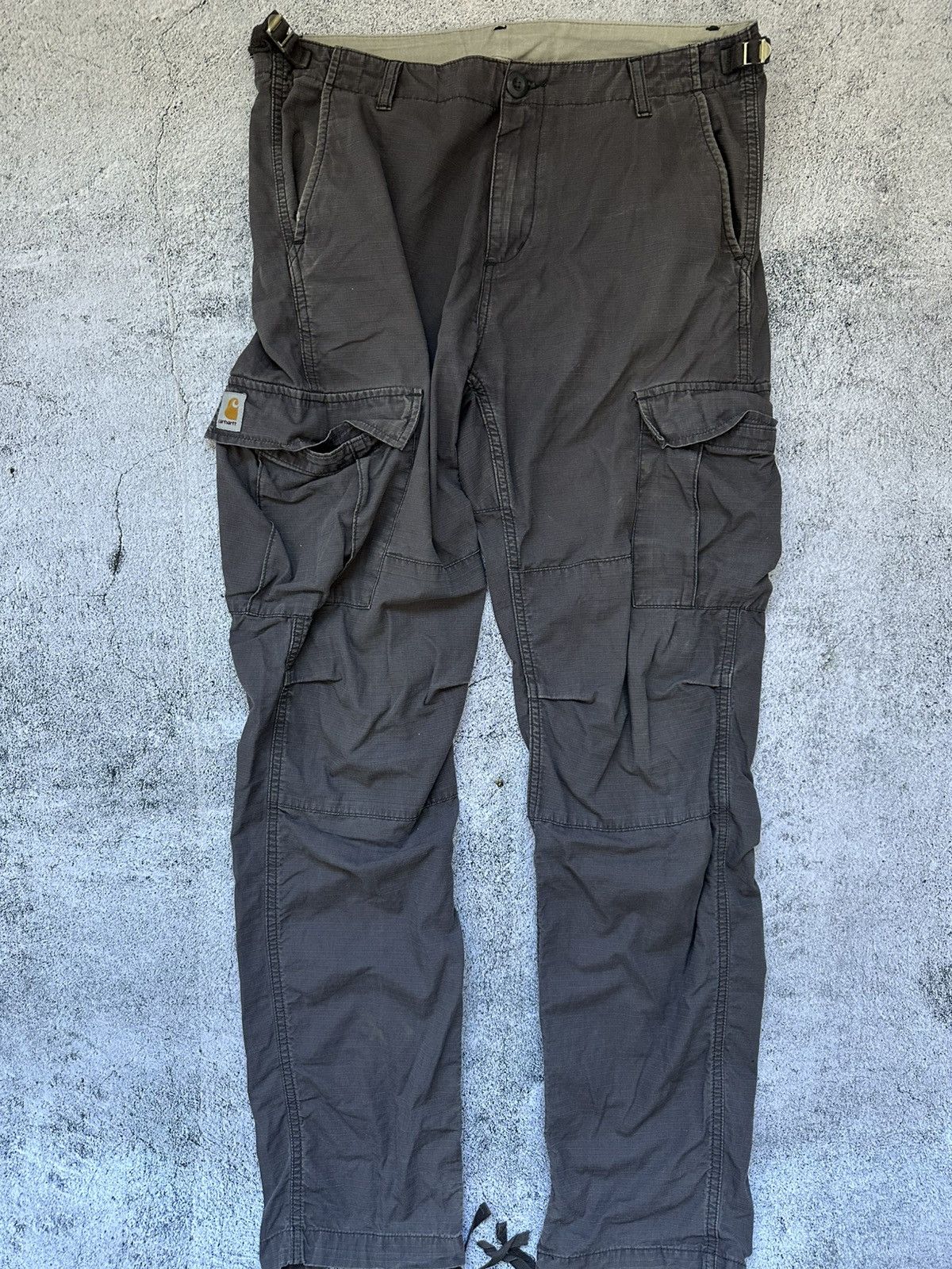 Carhartt Carhartt Cargo Aviation Pants Size 33x34 Gray Size US 33 - 3 Thumbnail