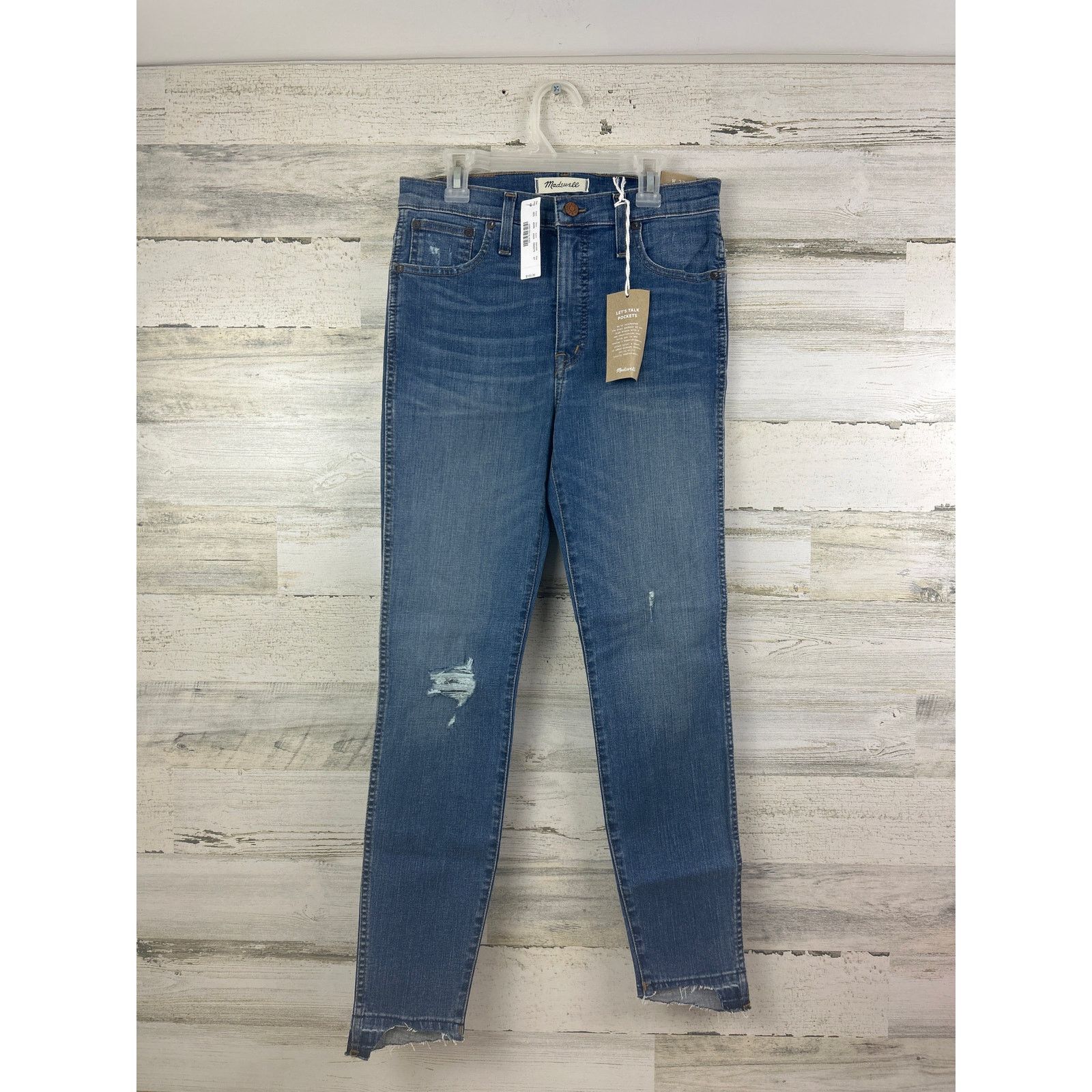 Madewell Madewell womens 27 10" high rise skinny new medium wash Size 27" / US 4 / IT 40 - 1 Thumbnail