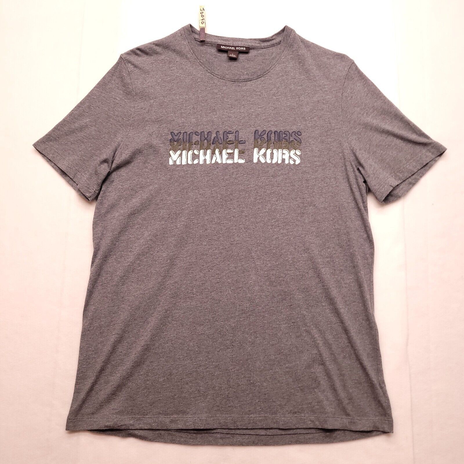 Michael Kors Michael Kors Casual Pullover Graphic T Shirt Men Size L Gray Size US L / EU 52-54 / 3 - 2 Thumbnail